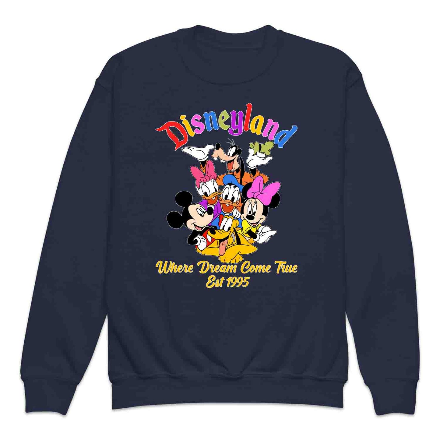Disneyland 1995 Kids T-Shirt | Mickey & Friends Kids Jumper | Disney Cartoons Kids Hoodie | PRODUCT CODE: DSNTMGNTFV