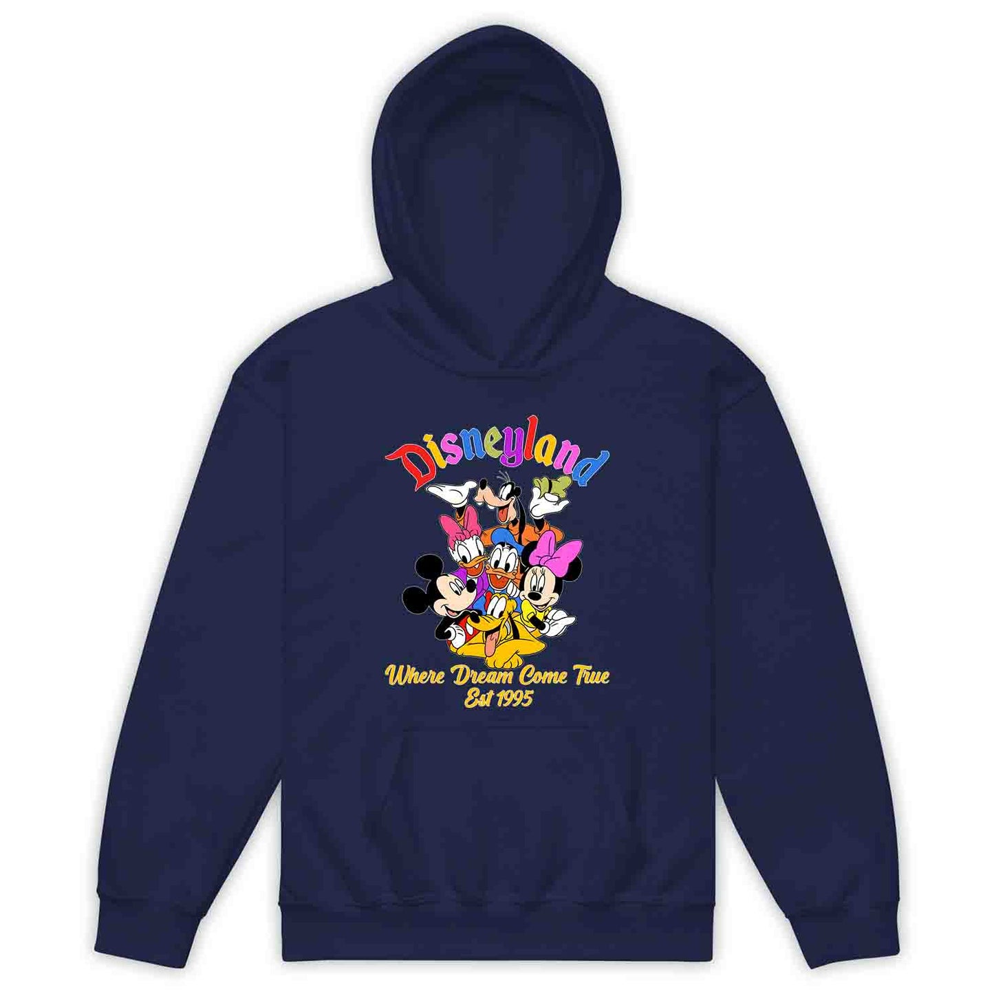 Disneyland 1995 Kids T-Shirt | Mickey & Friends Kids Jumper | Disney Cartoons Kids Hoodie | PRODUCT CODE: DSNTMGNTFV