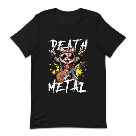 Death Metal Cat Guitar Metalhead Kitty | PRODUCT CODE: DTHMECGU
