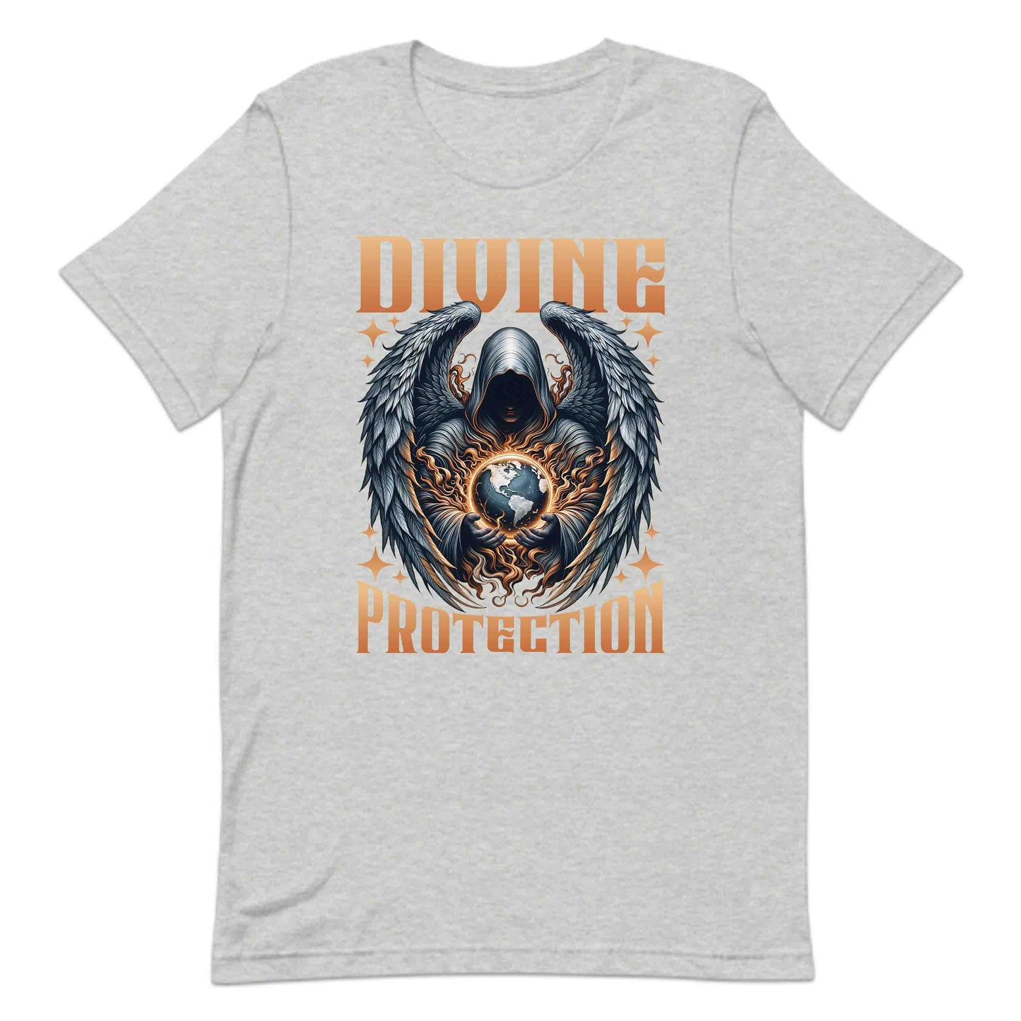 Divine Protection Guardian Angel with Glowing Earth | PRODUCT CODE: DVNPRTCNOGUA