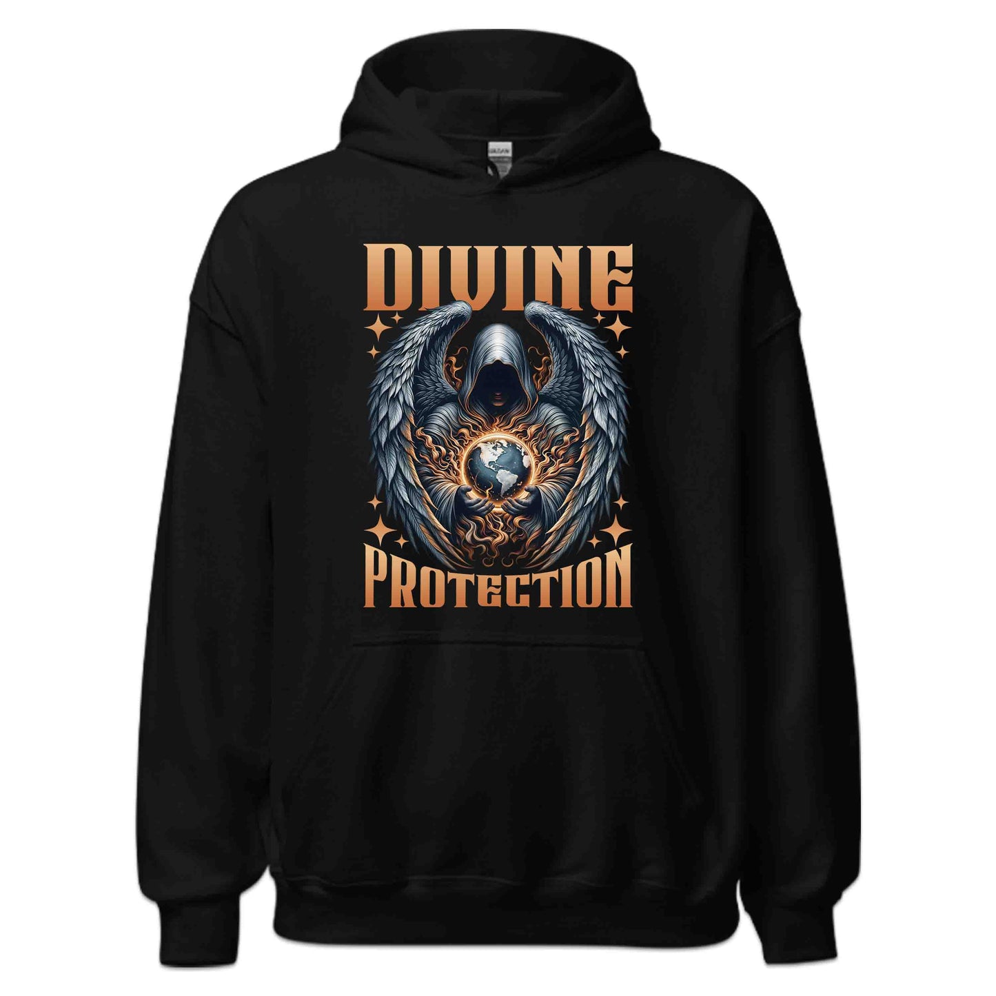 Divine Protection Guardian Angel with Glowing Earth | PRODUCT CODE: DVNPRTCNOGUA