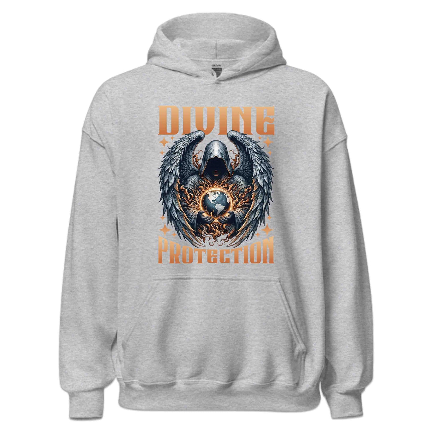 Divine Protection Guardian Angel with Glowing Earth | PRODUCT CODE: DVNPRTCNOGUA