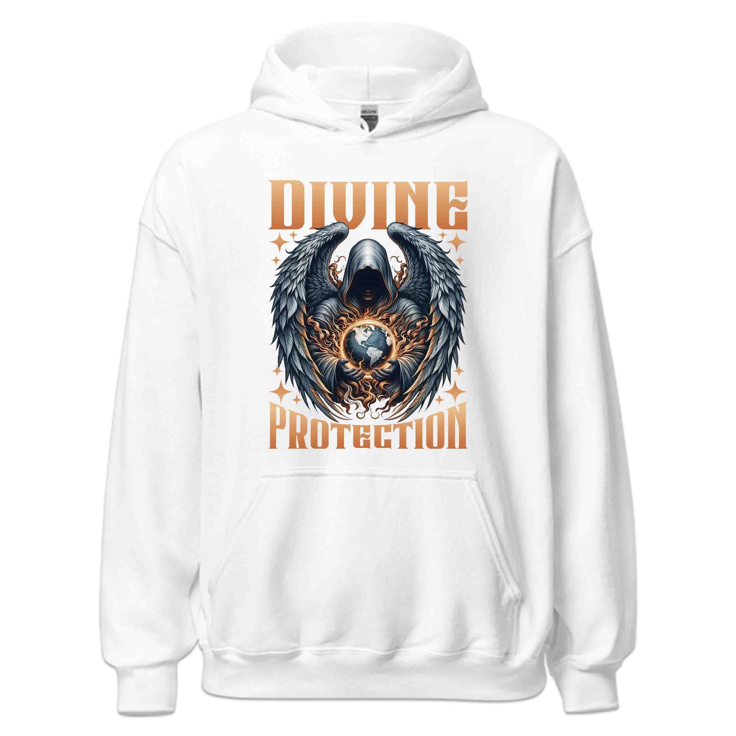 Divine Protection Guardian Angel with Glowing Earth | PRODUCT CODE: DVNPRTCNOGUA