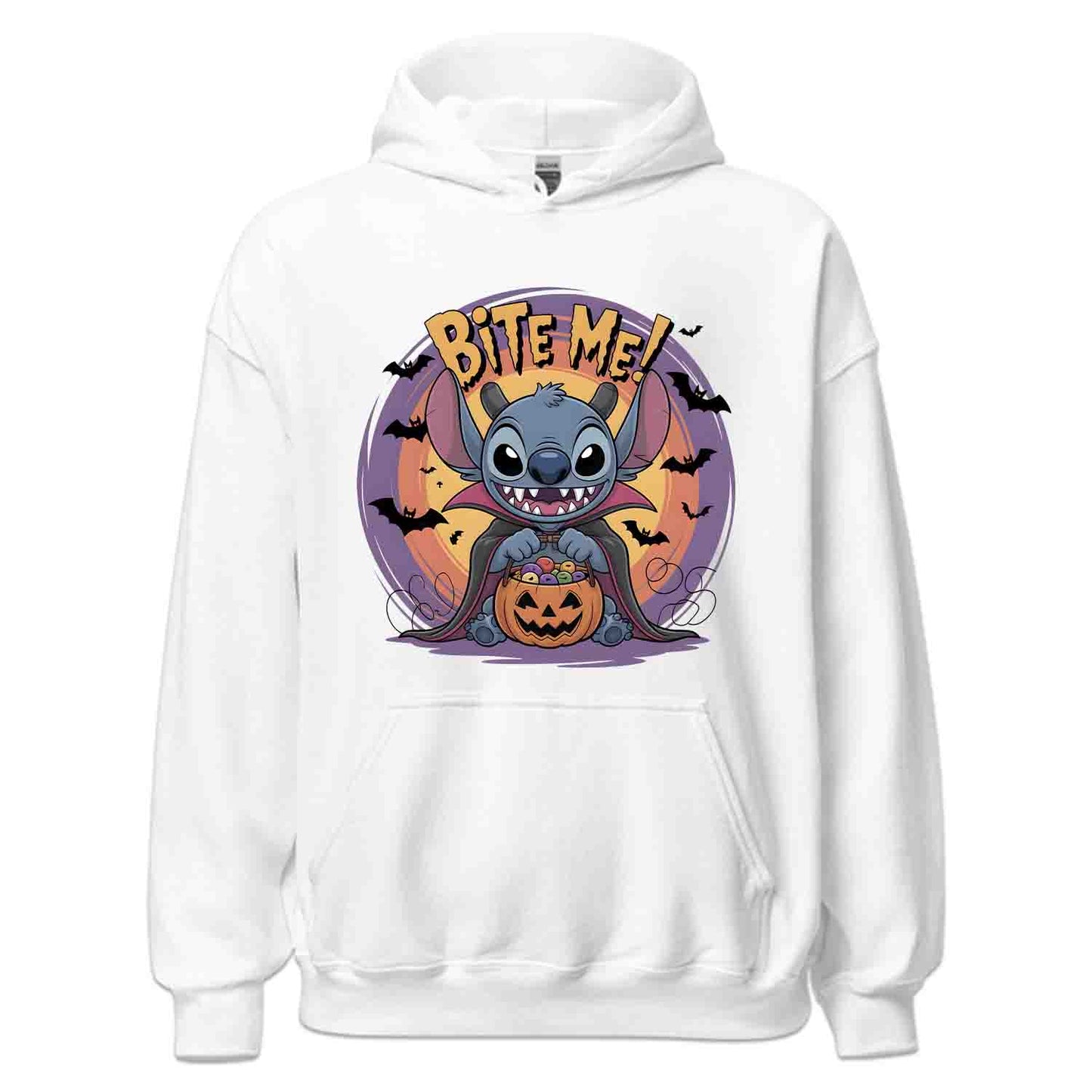Disney Lilo & Stitch Vampire T-Shirt, Bite Me Halloween Sweatshirt, Horror Cartoon Hoodie | PRODUCT CODE: DVWEBRBITA