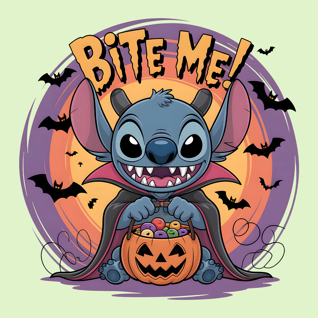 Disney Lilo & Stitch Vampire T-Shirt, Bite Me Halloween Sweatshirt, Horror Cartoon Hoodie | PRODUCT CODE: DVWEBRBITA