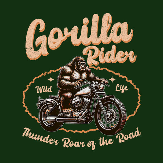 Epic Gorilla Biker Wild Animal Motorcycle Adventurous Gorilla Rider | PRODUCT CODE: EBJAHBPOANTCH