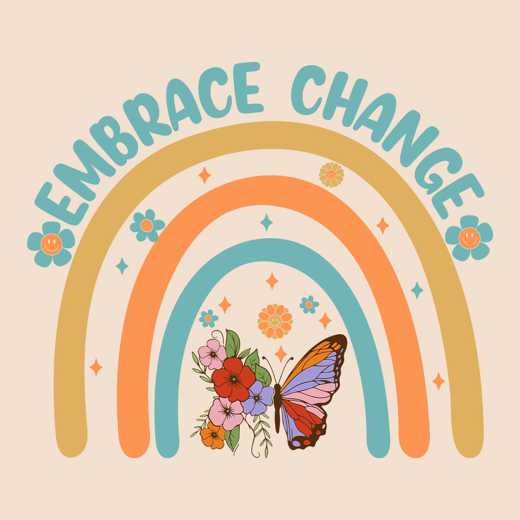 Embrace Change Groovy Butterfly Floral | PRODUCT CODE: EBMCHGRVB