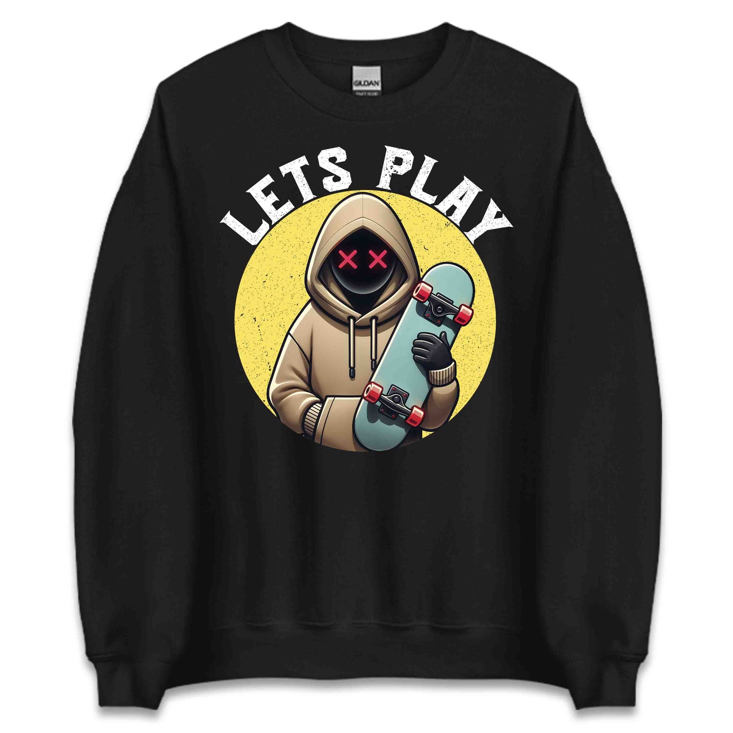 Edgy Anonymous Skateboarder Mysterious Urban Skateboarding | PRODUCT CODE: EGDYSNMAUESK