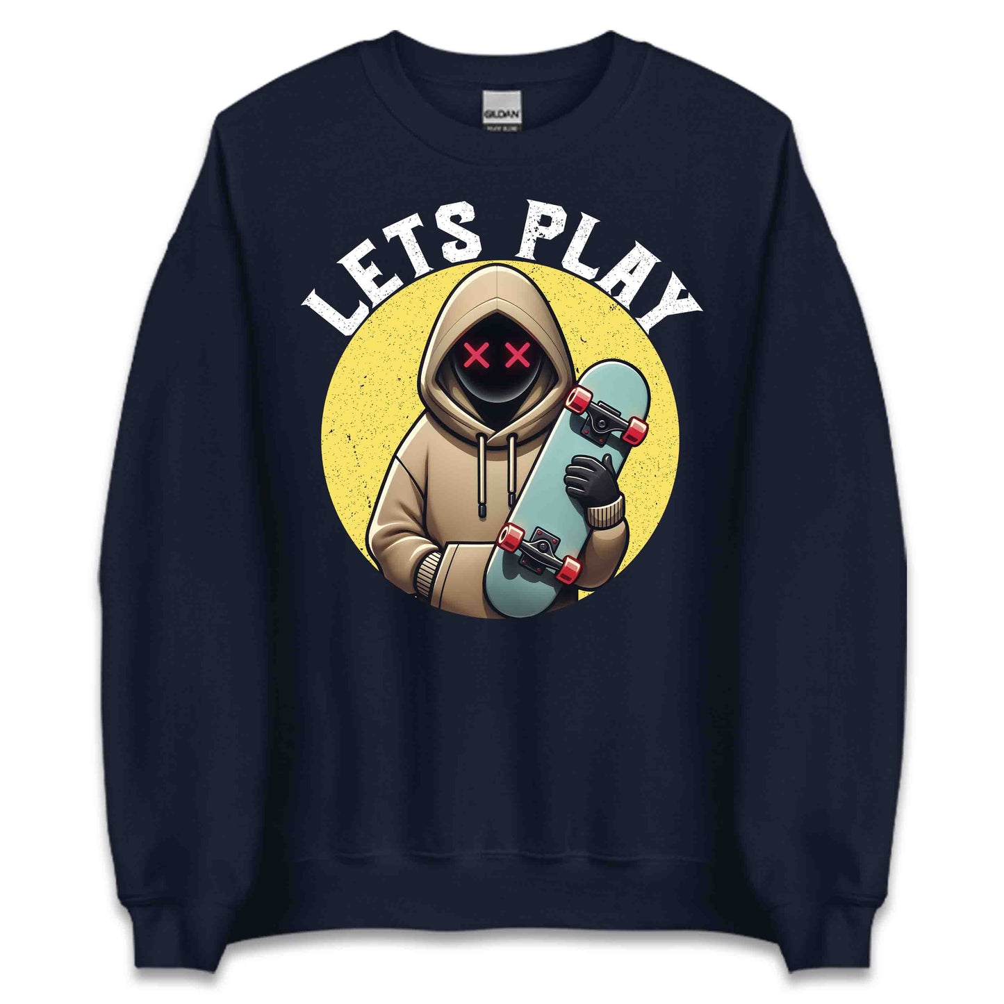 Edgy Anonymous Skateboarder Mysterious Urban Skateboarding | PRODUCT CODE: EGDYSNMAUESK