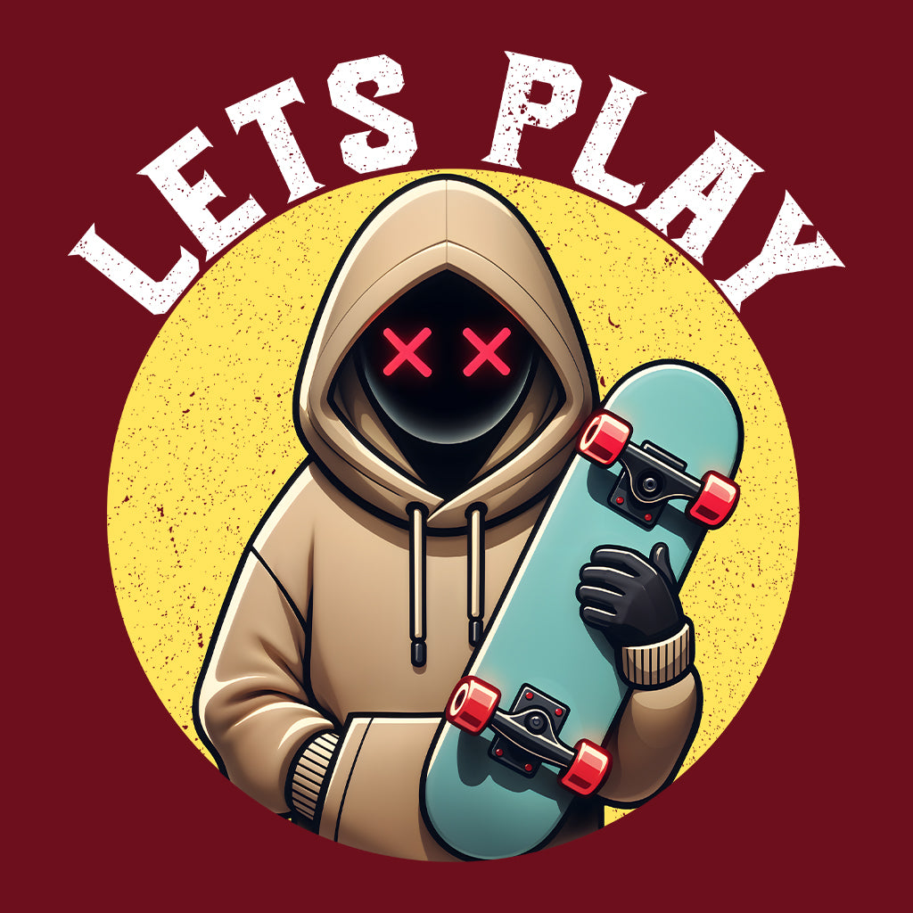 Edgy Anonymous Skateboarder Mysterious Urban Skateboarding | PRODUCT CODE: EGDYSNMAUESK