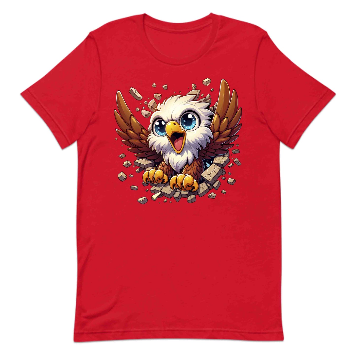 Eagle Breaking Through Wall 3D Realistic Powerful Baby Eagle | PRODUCT CODE: EGLBRKNWLAPO