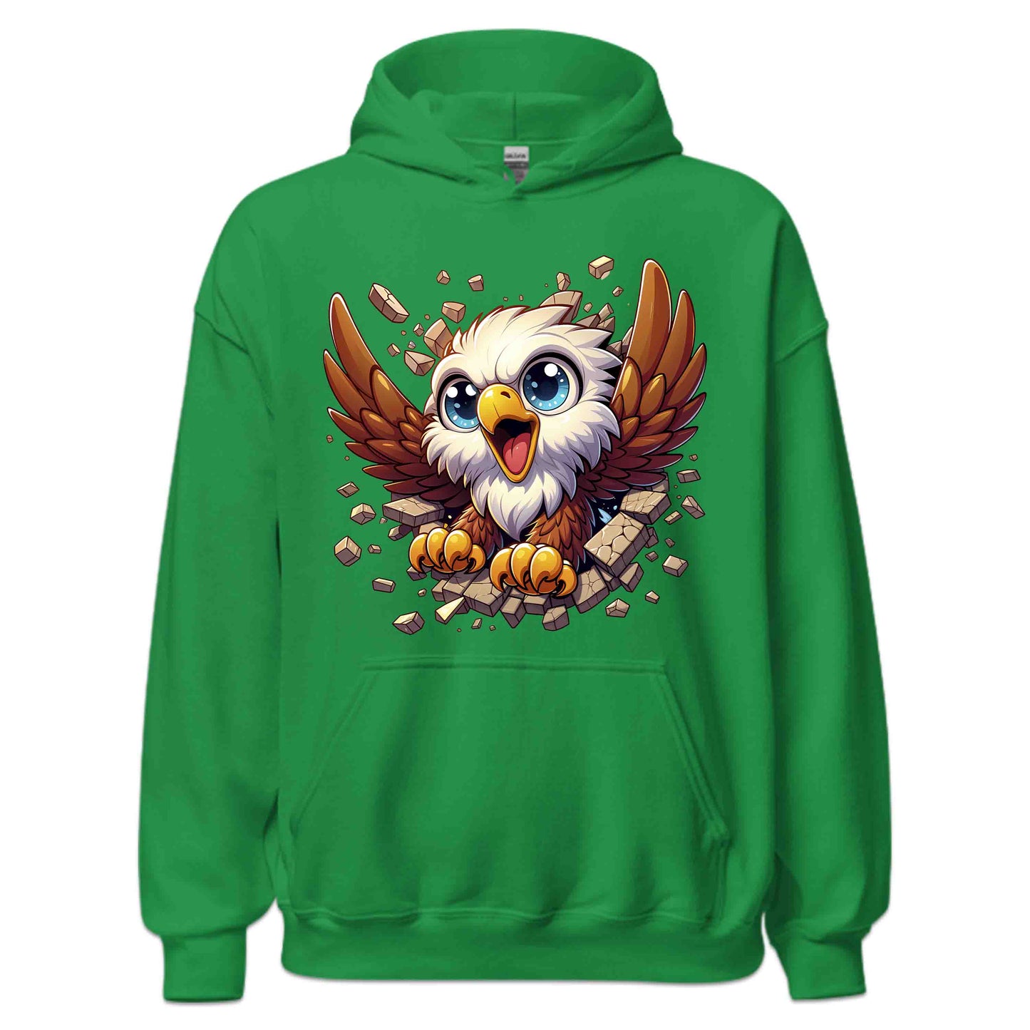Eagle Breaking Through Wall 3D Realistic Powerful Baby Eagle | PRODUCT CODE: EGLBRKNWLAPO
