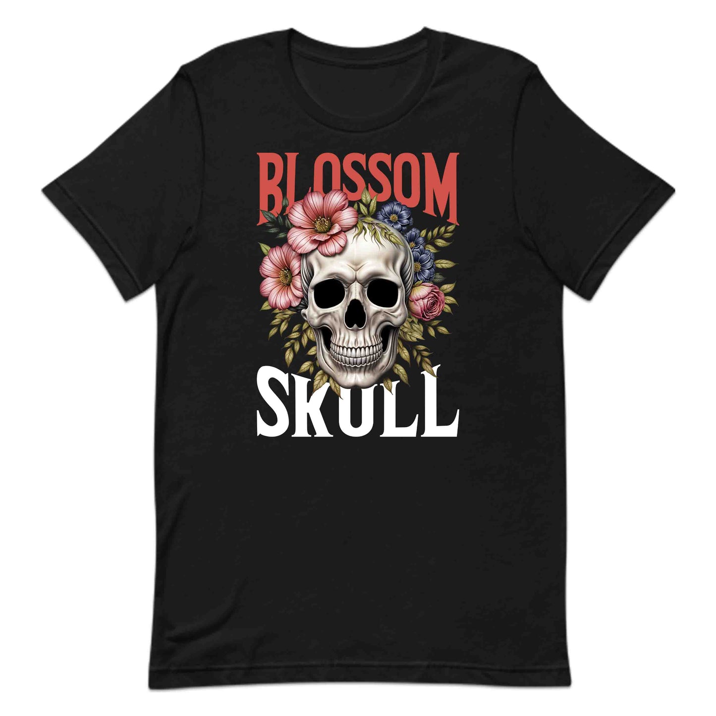 Elegant Skull & Floral Gothic Blossom Skull Edgy Romantic Styles | PRODUCT CODE: EGLNTSKLUFAO