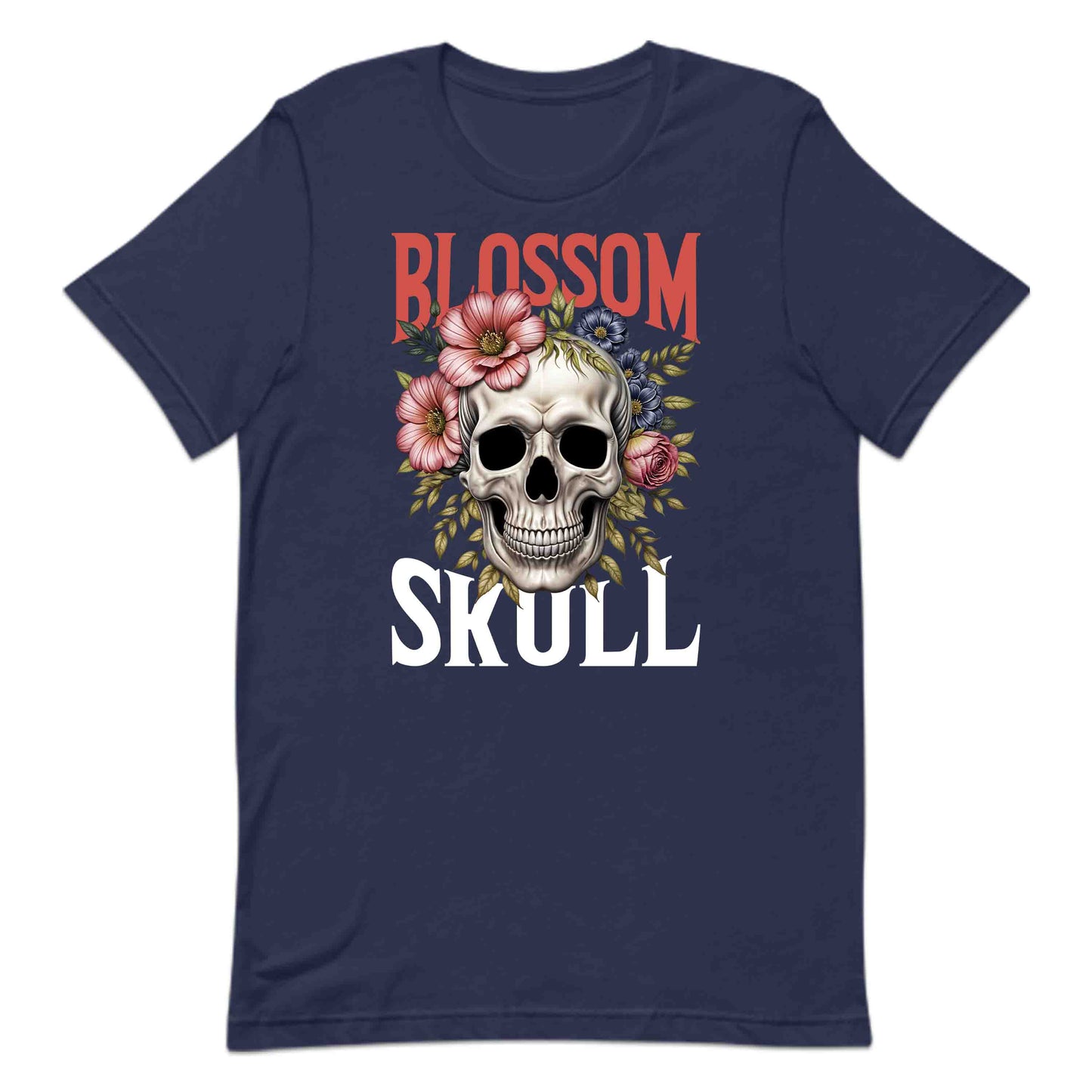 Elegant Skull & Floral Gothic Blossom Skull Edgy Romantic Styles | PRODUCT CODE: EGLNTSKLUFAO