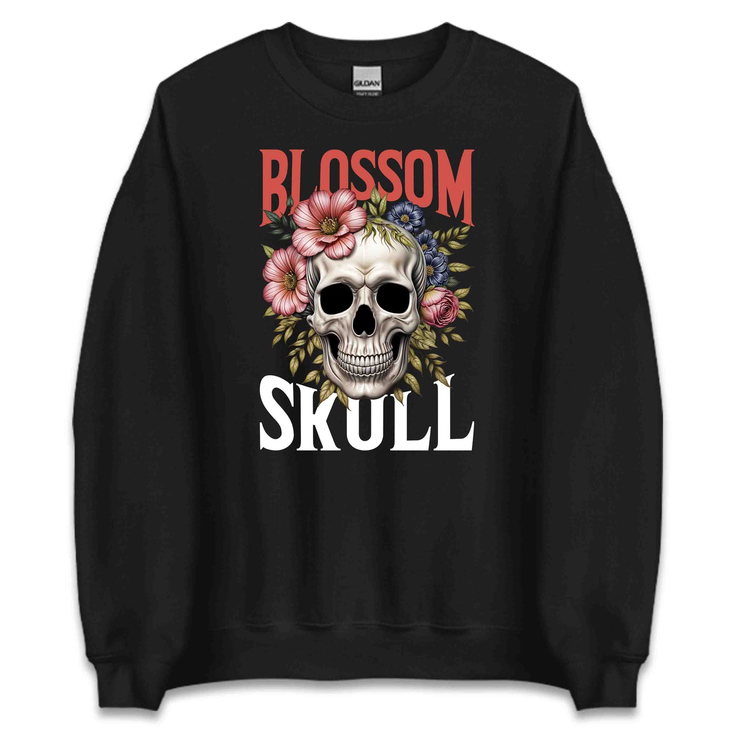 Elegant Skull & Floral Gothic Blossom Skull Edgy Romantic Styles | PRODUCT CODE: EGLNTSKLUFAO