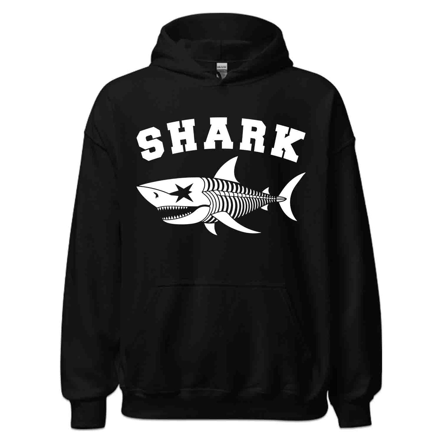 Skeleton Shark Vintage Gothic T-Shirt, Sweatshirt, Hoodie – Retro Ocean Predator Top | PRODUCT CODE: EJHSDYROCL