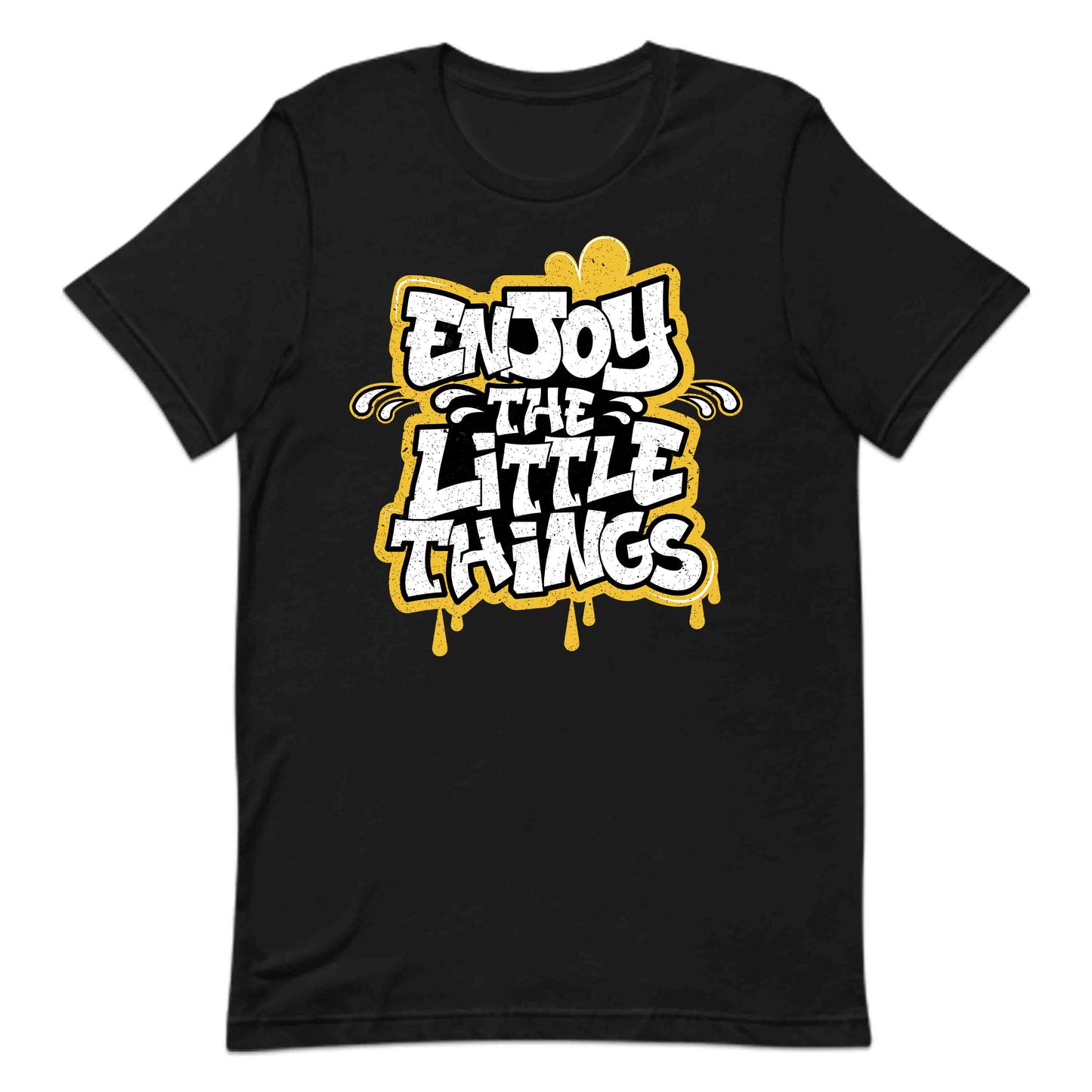 Enjoy the Little Things Retro Inspirational Typography Positive Quote | PRODUCT CODE: EJNYTHLENGSR