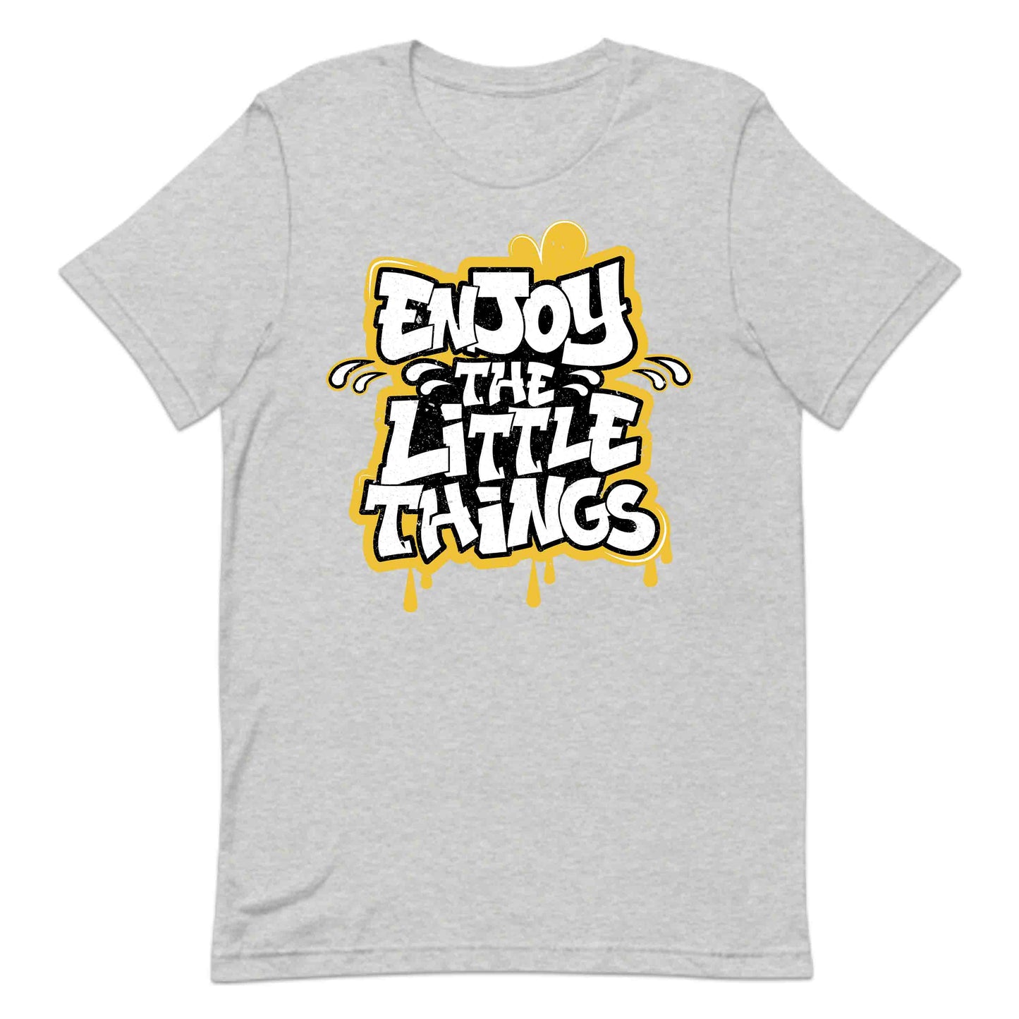 Enjoy the Little Things Retro Inspirational Typography Positive Quote | PRODUCT CODE: EJNYTHLENGSR
