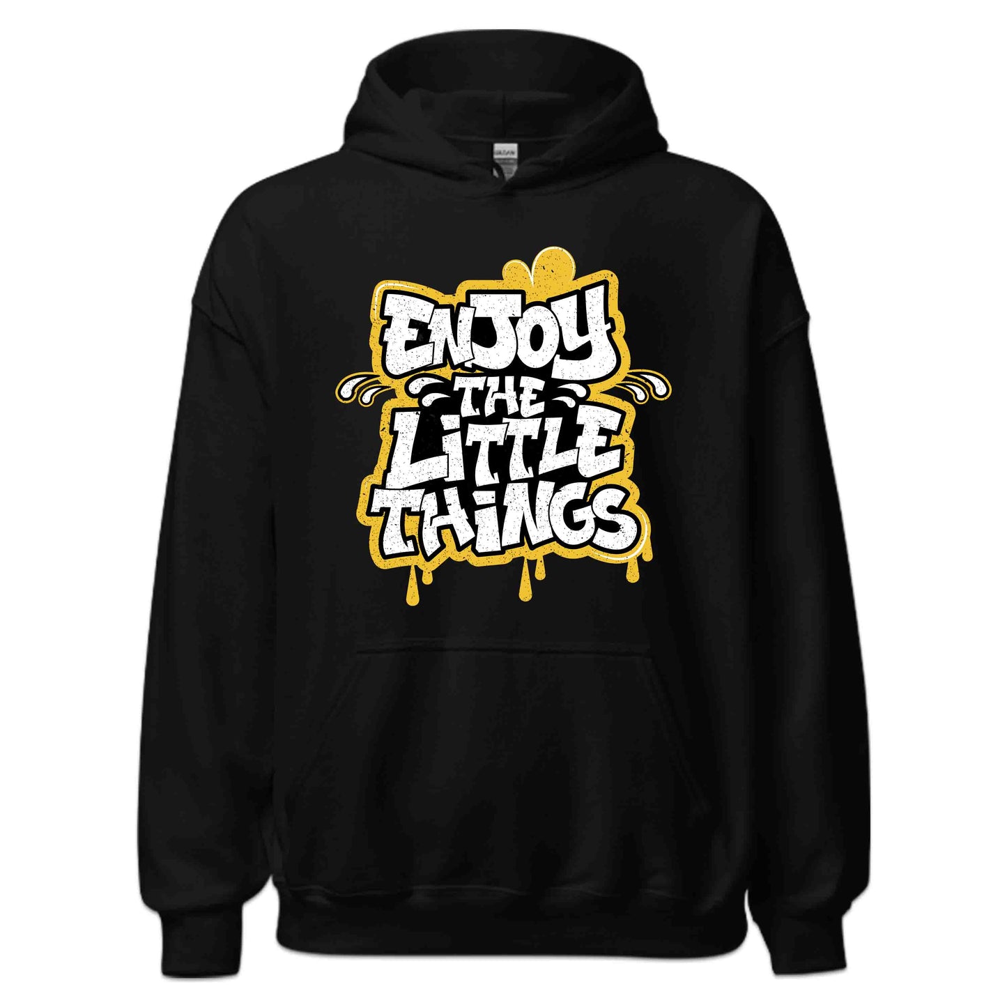 Enjoy the Little Things Retro Inspirational Typography Positive Quote | PRODUCT CODE: EJNYTHLENGSR