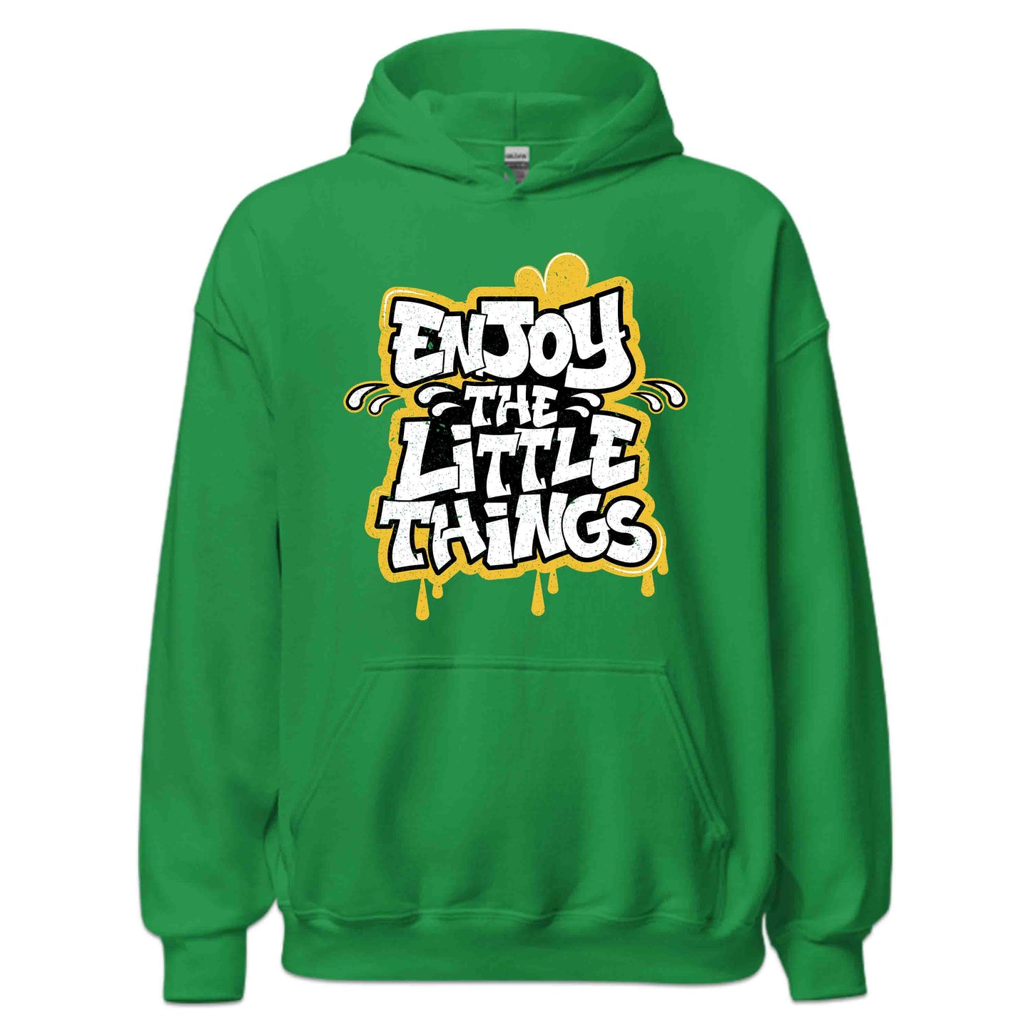 Enjoy the Little Things Retro Inspirational Typography Positive Quote | PRODUCT CODE: EJNYTHLENGSR