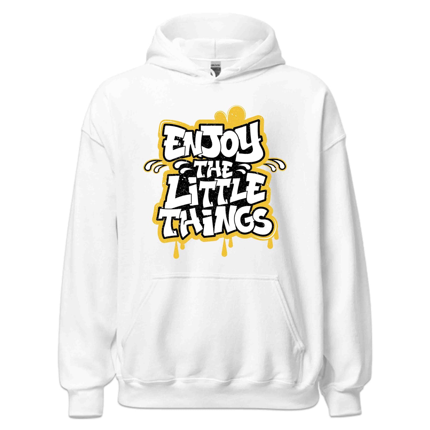 Enjoy the Little Things Retro Inspirational Typography Positive Quote | PRODUCT CODE: EJNYTHLENGSR