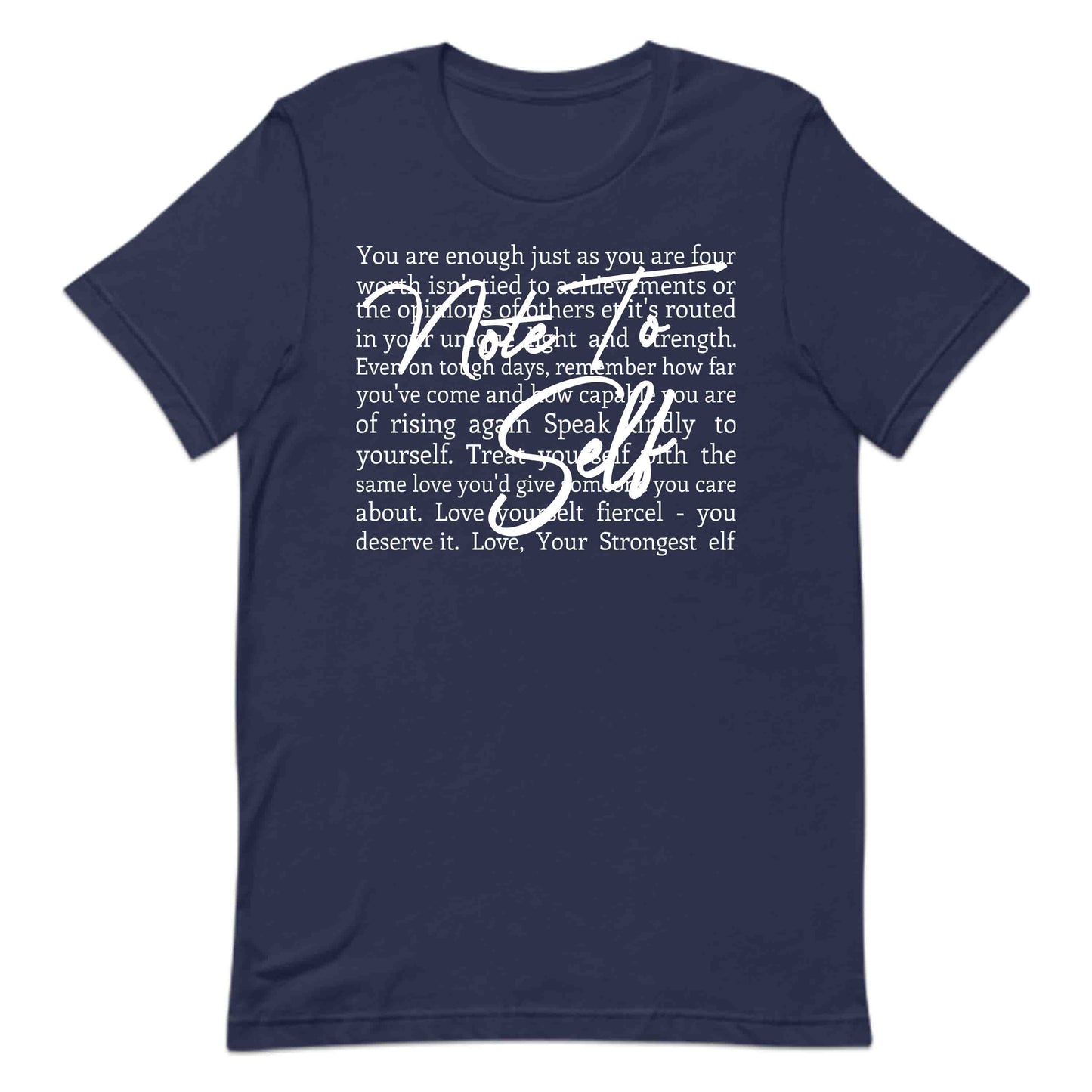 Empowering Note to Self Motivational Inspirational Quote | PRODUCT CODE: EMRNPGTOSLFM