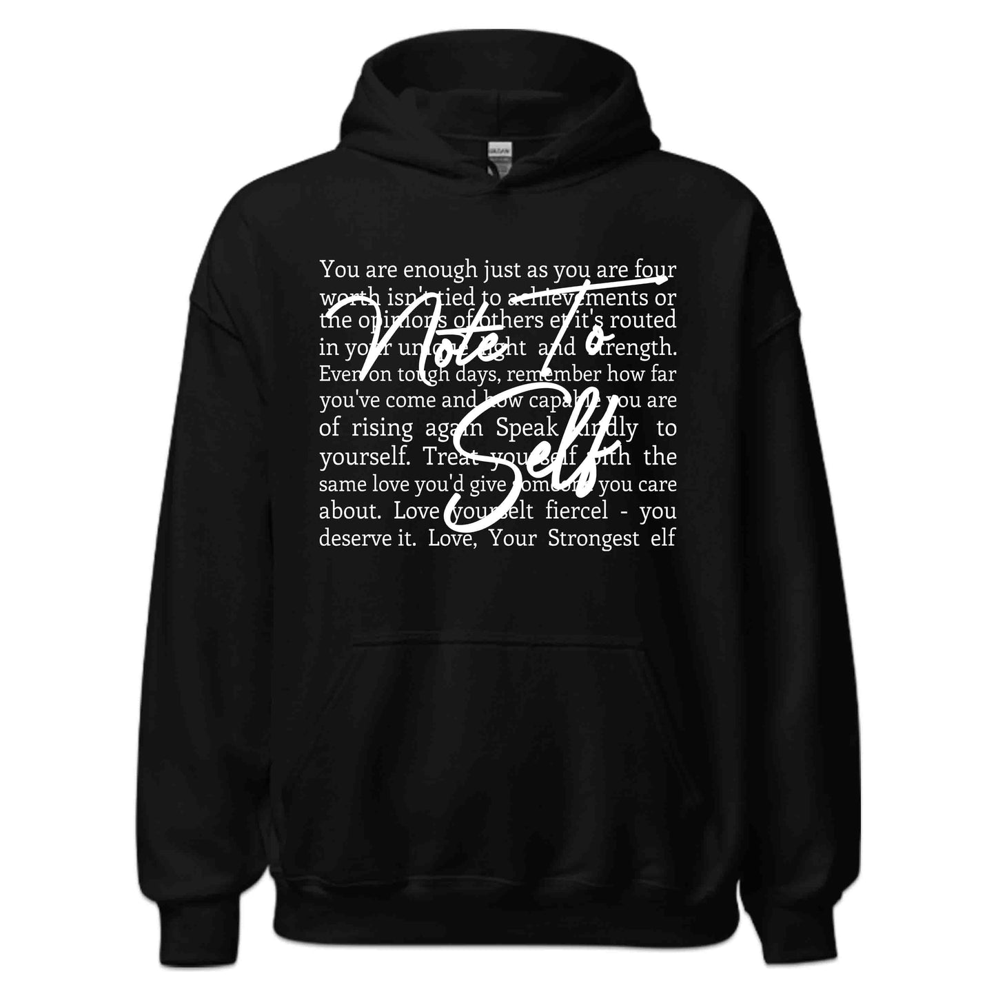 Empowering Note to Self Motivational Inspirational Quote | PRODUCT CODE: EMRNPGTOSLFM