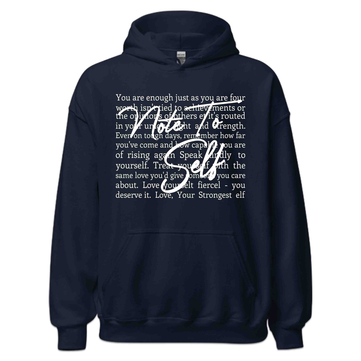 Empowering Note to Self Motivational Inspirational Quote | PRODUCT CODE: EMRNPGTOSLFM