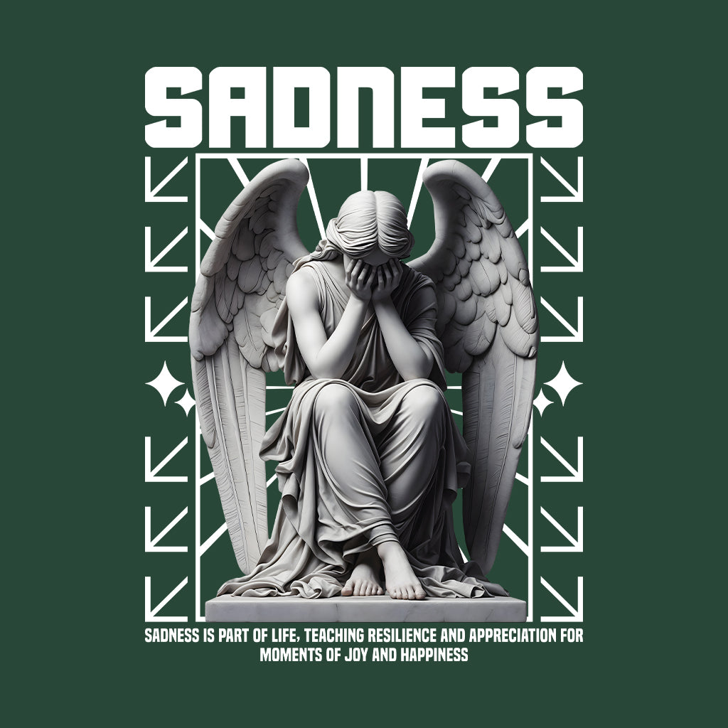 Emotional Angel Statue Sadness Teaches Resilience | PRODUCT CODE: EMTNLGESTUDN