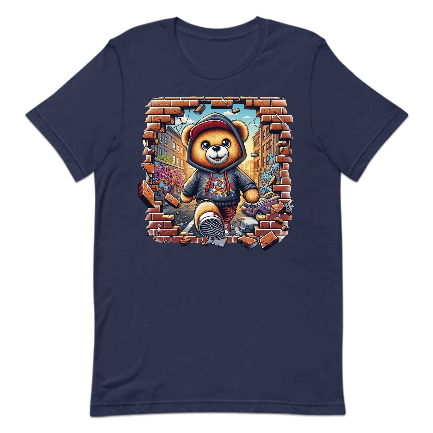 Epic Bear Breaking Through Brick Wall 3D Realistic Bear | PRODUCT CODE: EPBREKNGWLAP