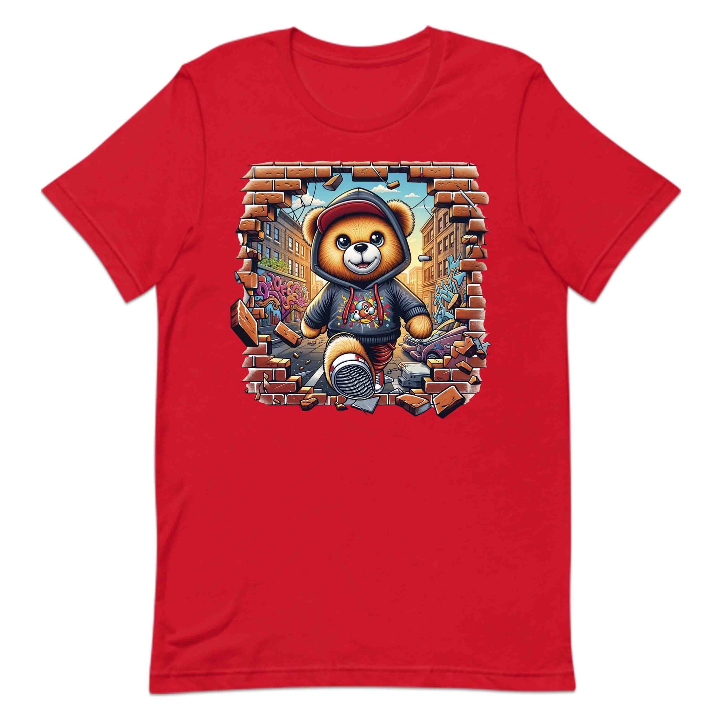 Epic Bear Breaking Through Brick Wall 3D Realistic Bear | PRODUCT CODE: EPBREKNGWLAP