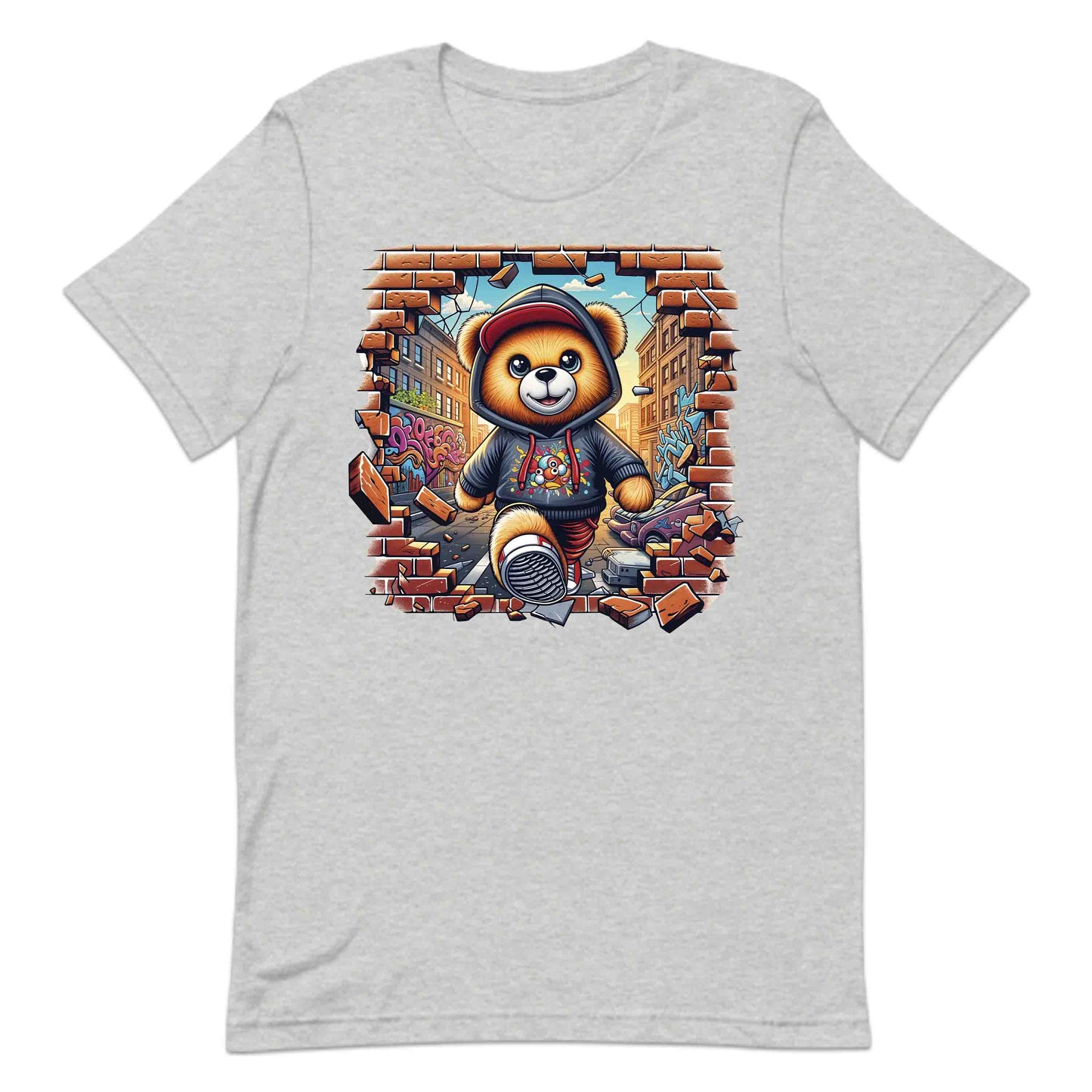 Epic Bear Breaking Through Brick Wall 3D Realistic Bear | PRODUCT CODE: EPBREKNGWLAP