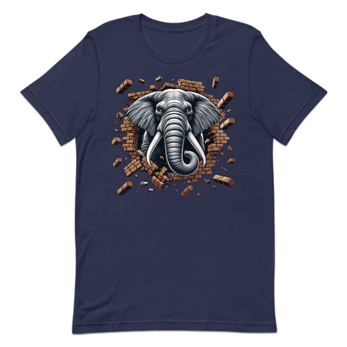 Elephant Breaking Through Wall 3D Realistic Majestic Wildlife-Inspired | PRODUCT CODE: EPHNTBRKGWL