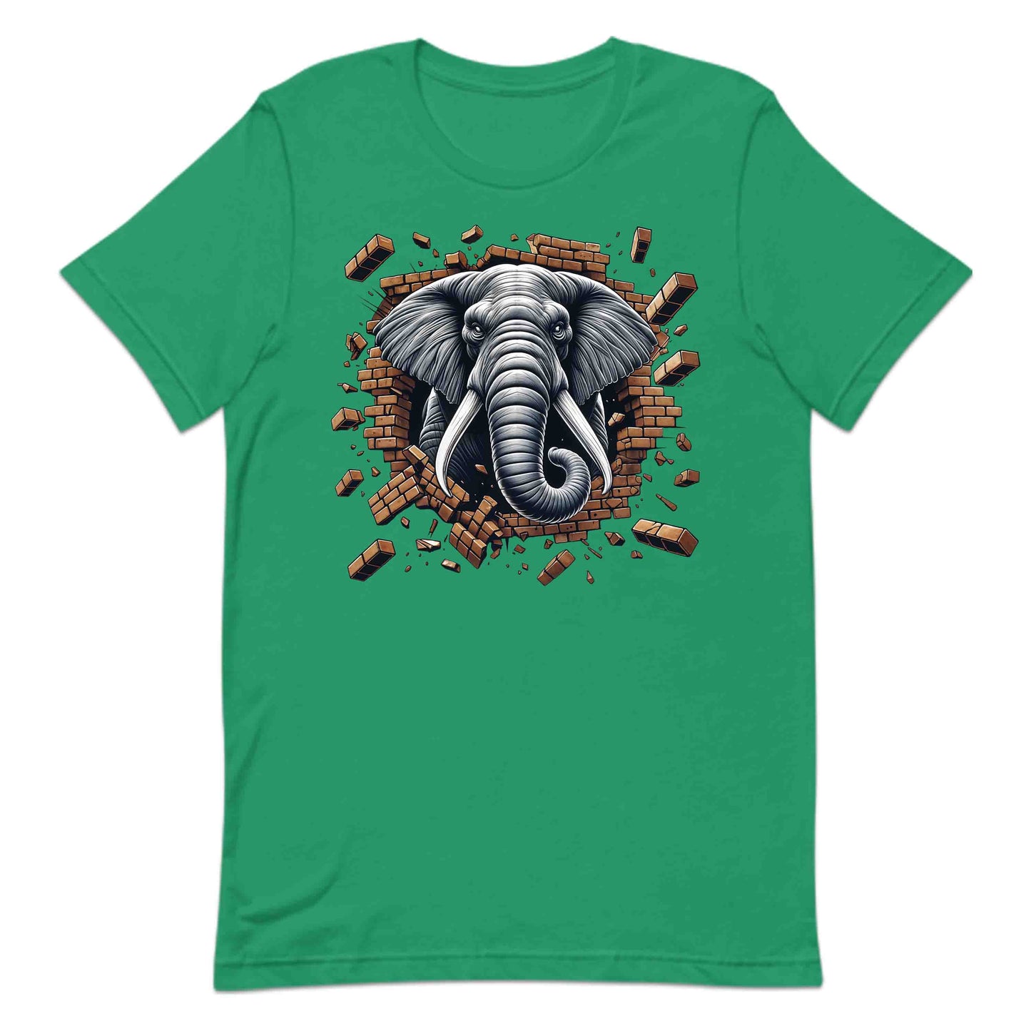 Elephant Breaking Through Wall 3D Realistic Majestic Wildlife-Inspired | PRODUCT CODE: EPHNTBRKGWL