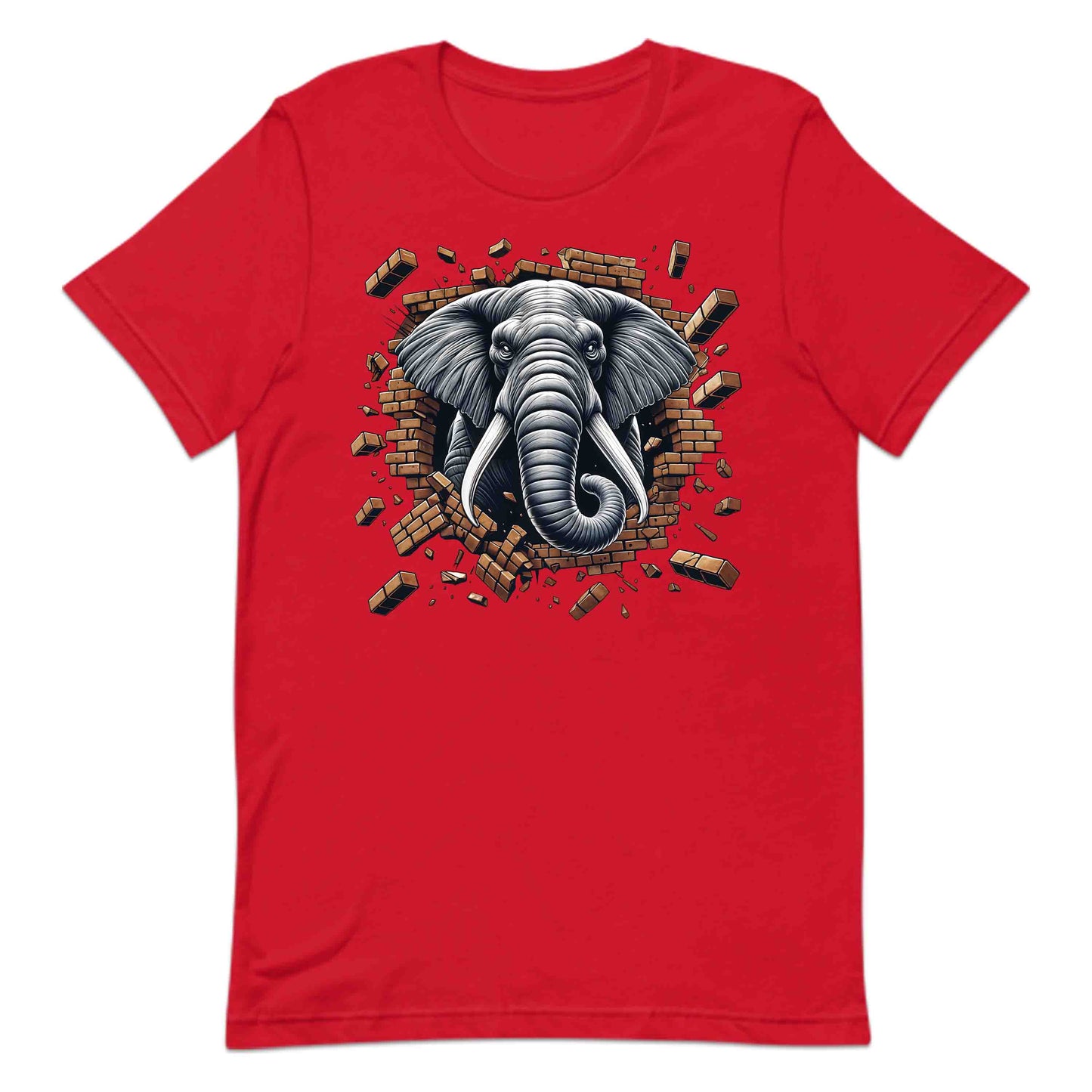 Elephant Breaking Through Wall 3D Realistic Majestic Wildlife-Inspired | PRODUCT CODE: EPHNTBRKGWL