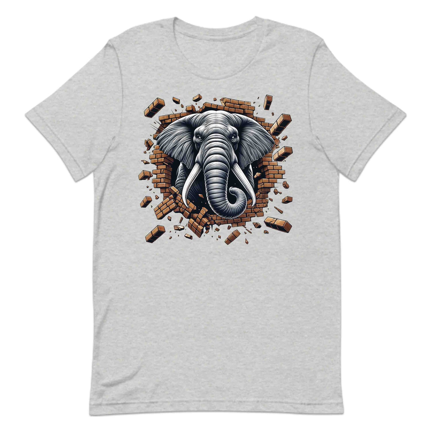 Elephant Breaking Through Wall 3D Realistic Majestic Wildlife-Inspired | PRODUCT CODE: EPHNTBRKGWL
