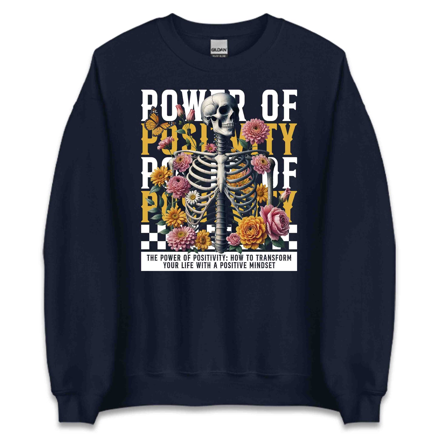 Empowered Skeleton Floral Power of Positivity Blooming Flowers | PRODUCT CODE: EPMWDSKLNFLO