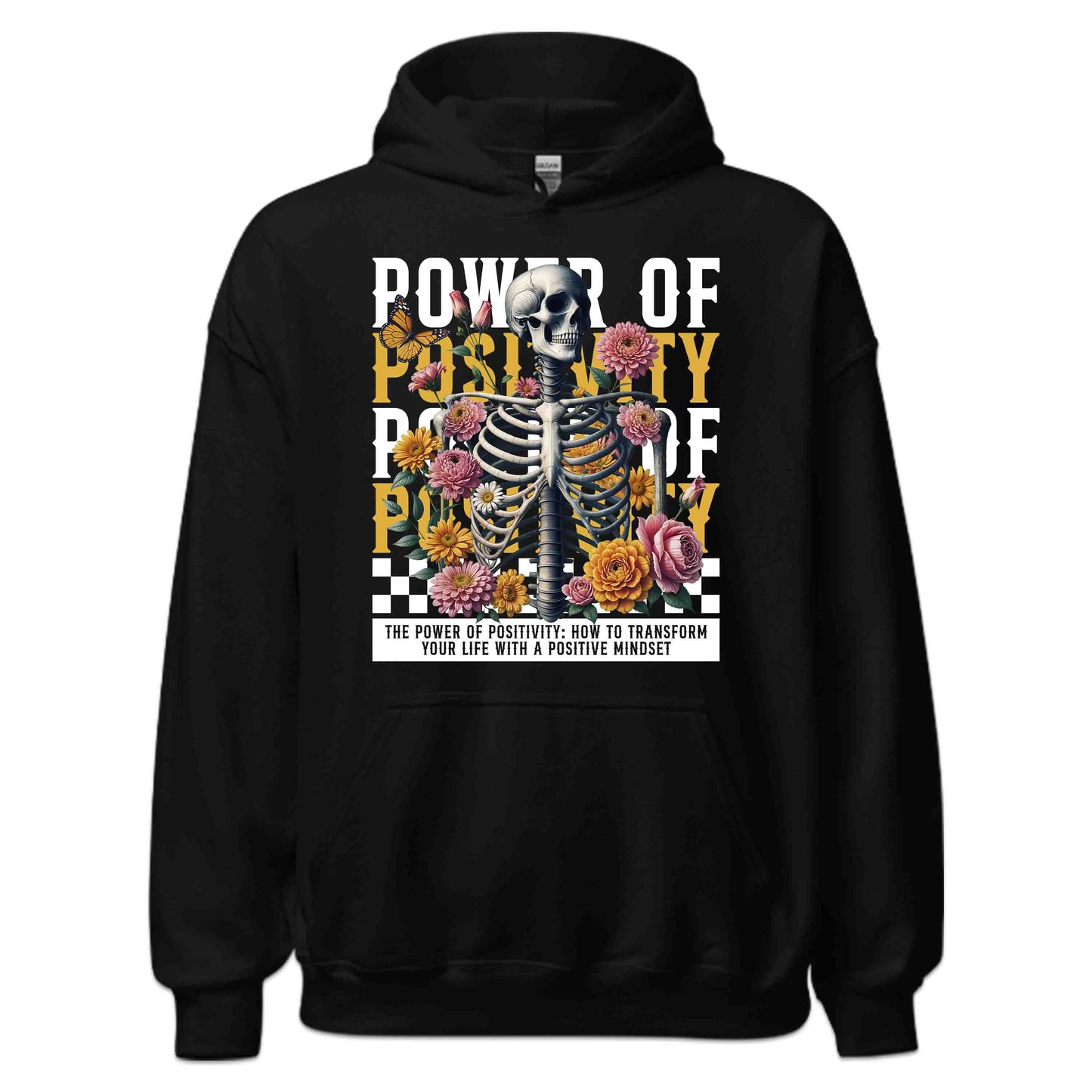 Empowered Skeleton Floral Power of Positivity Blooming Flowers | PRODUCT CODE: EPMWDSKLNFLO