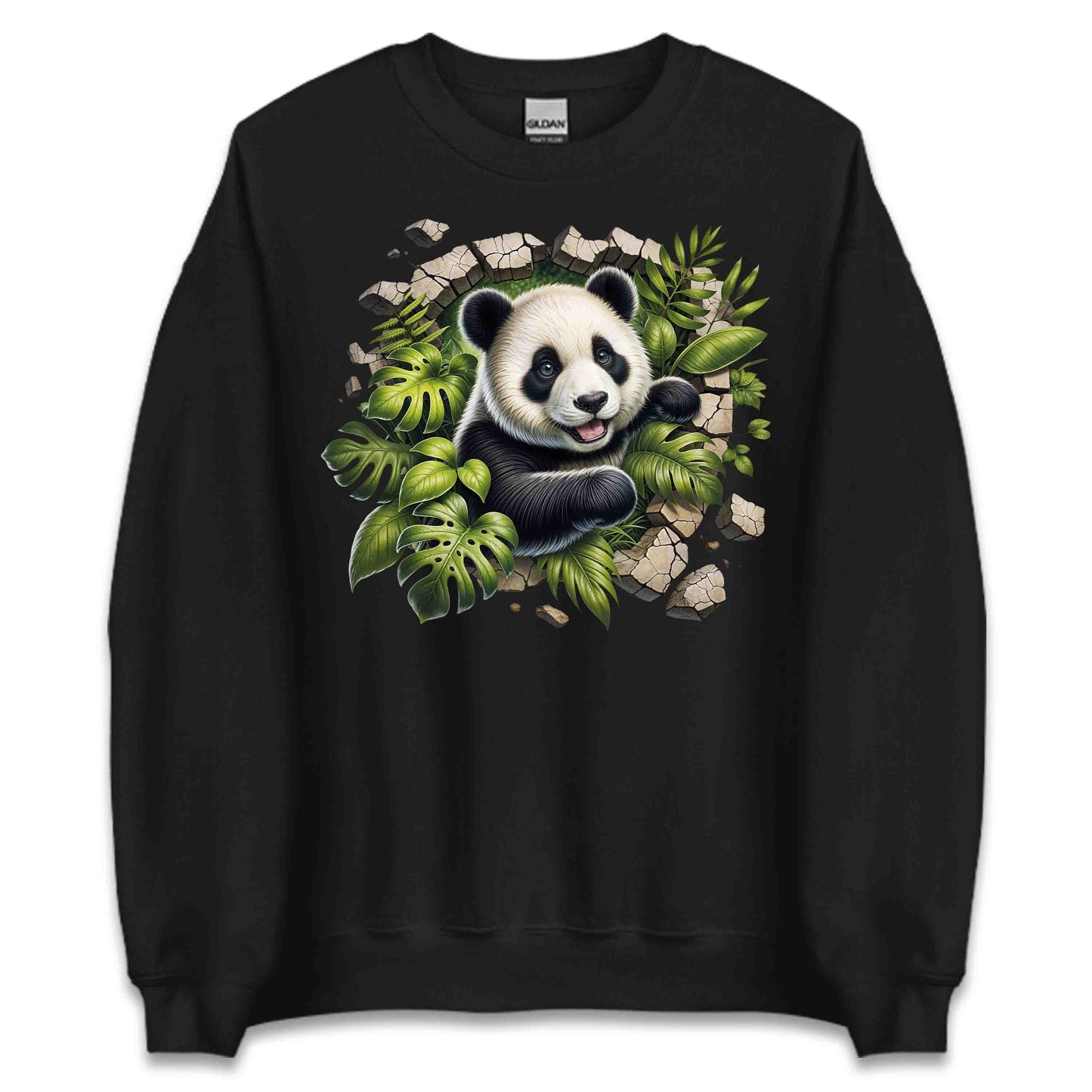 Epic 3D Realistic Panda Breaking Through Brick Wall | PRODUCT CODE: EPNDABRTHWLS