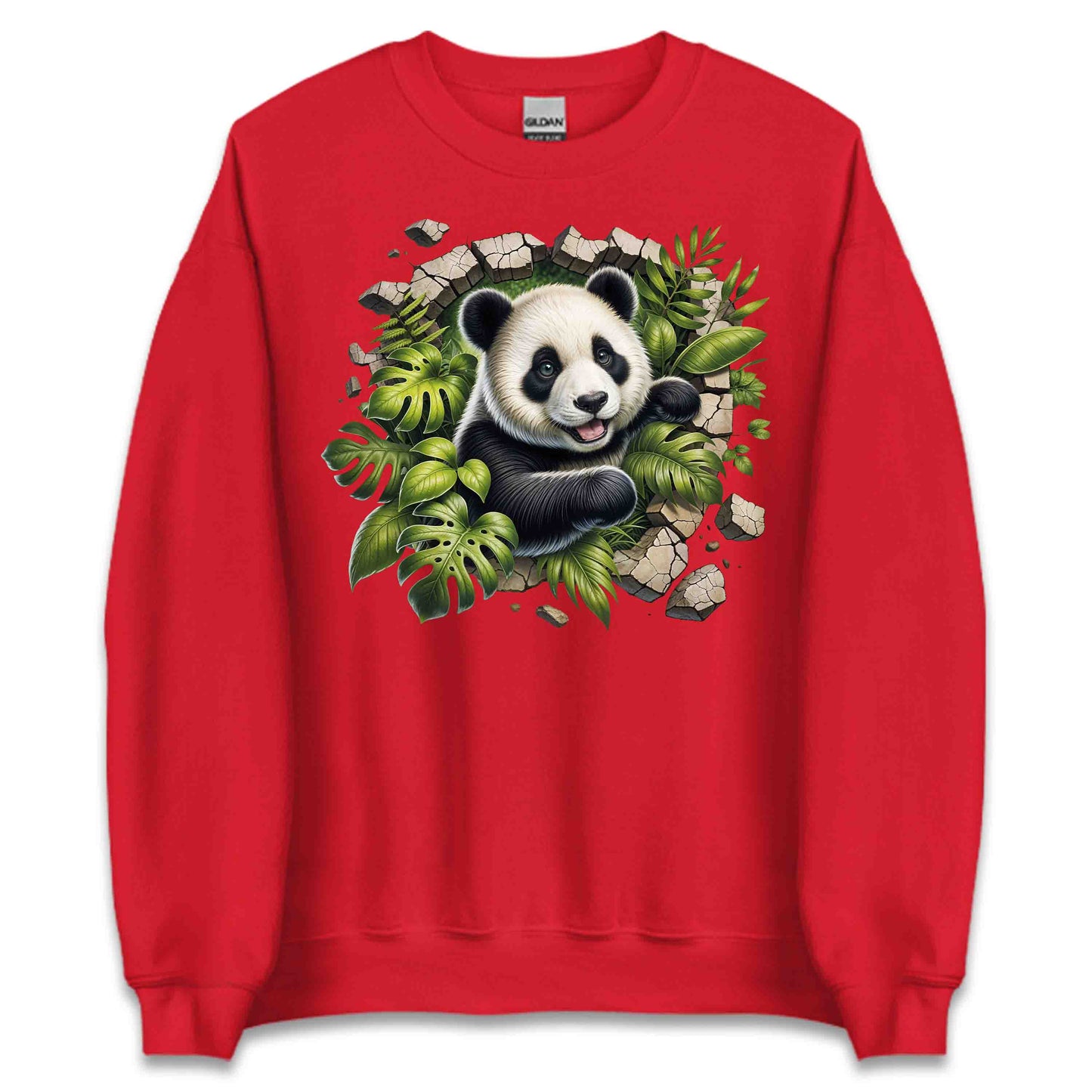 Epic 3D Realistic Panda Breaking Through Brick Wall | PRODUCT CODE: EPNDABRTHWLS