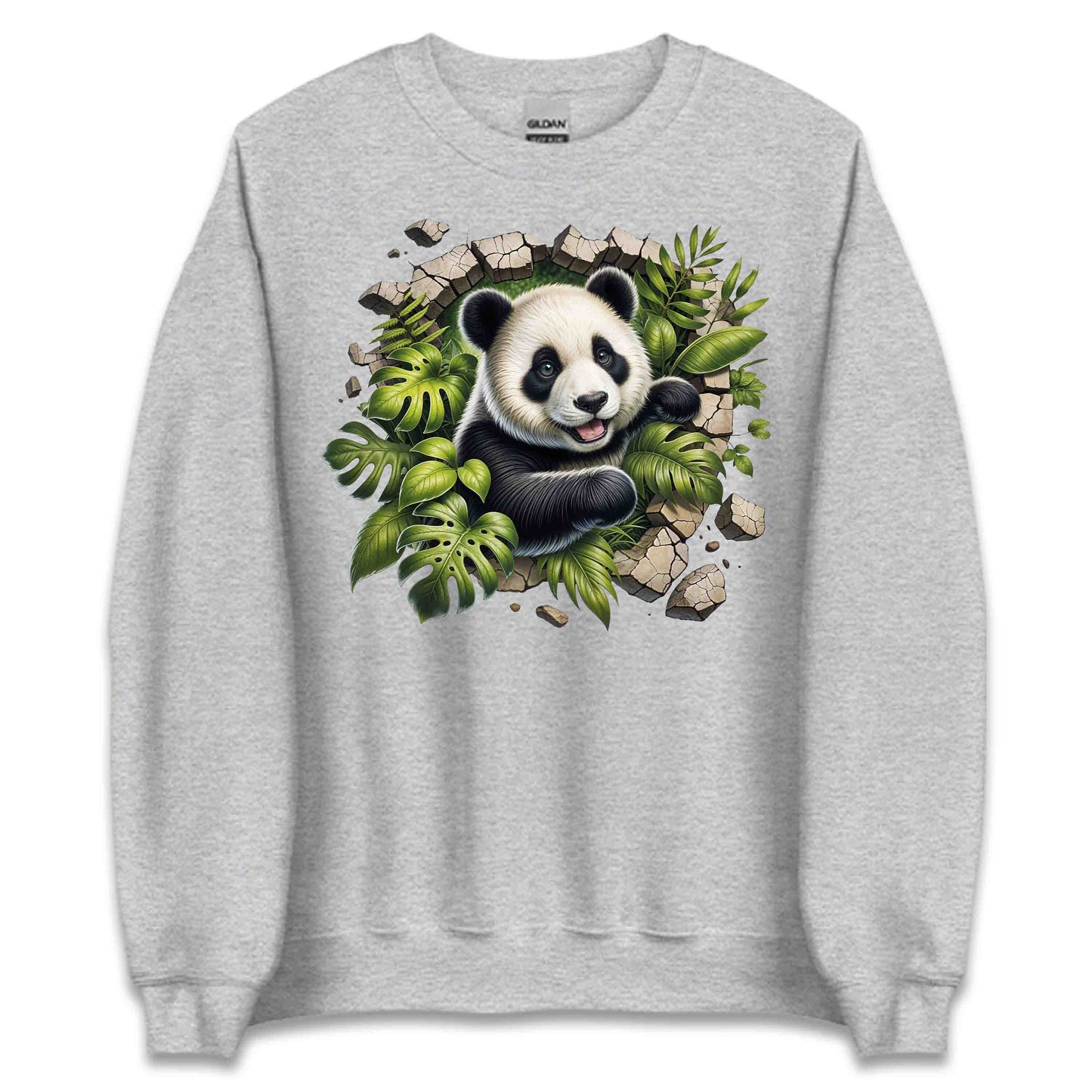 Epic 3D Realistic Panda Breaking Through Brick Wall | PRODUCT CODE: EPNDABRTHWLS