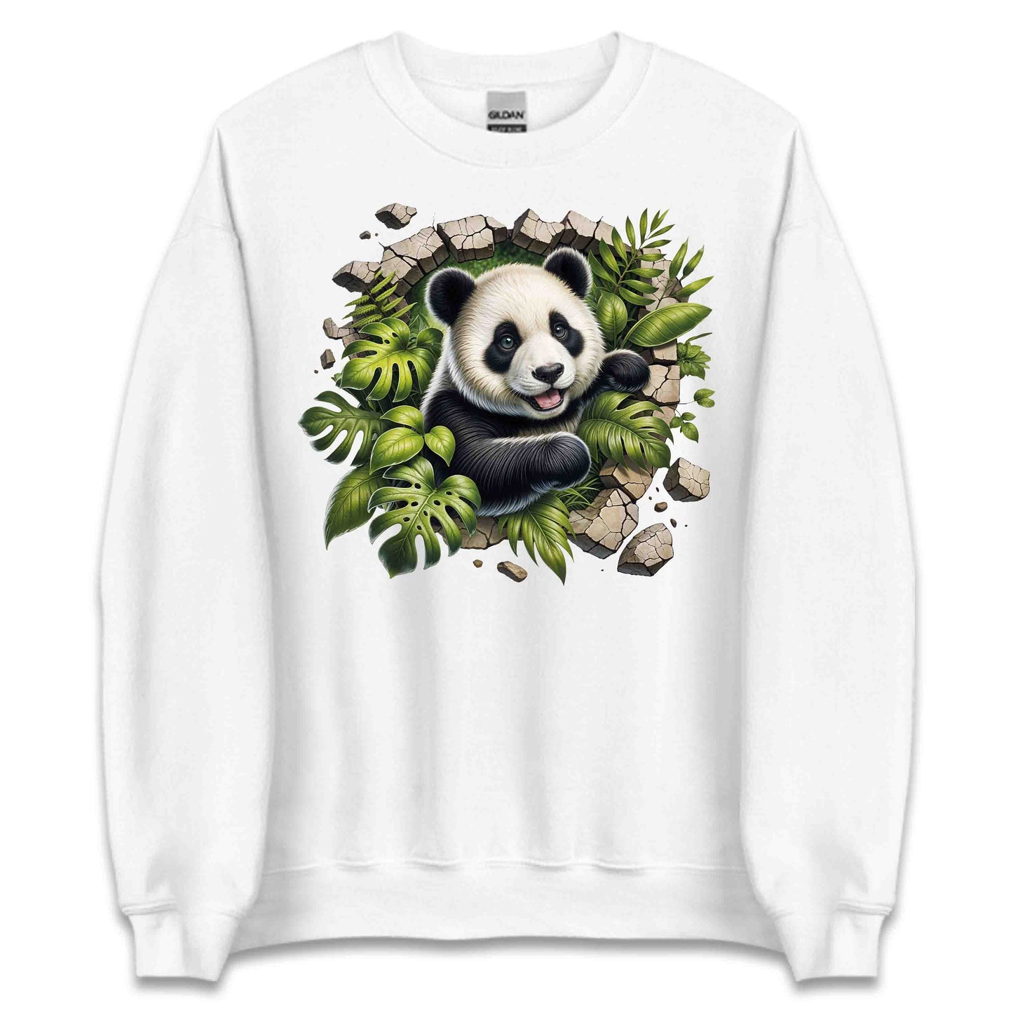 Epic 3D Realistic Panda Breaking Through Brick Wall | PRODUCT CODE: EPNDABRTHWLS