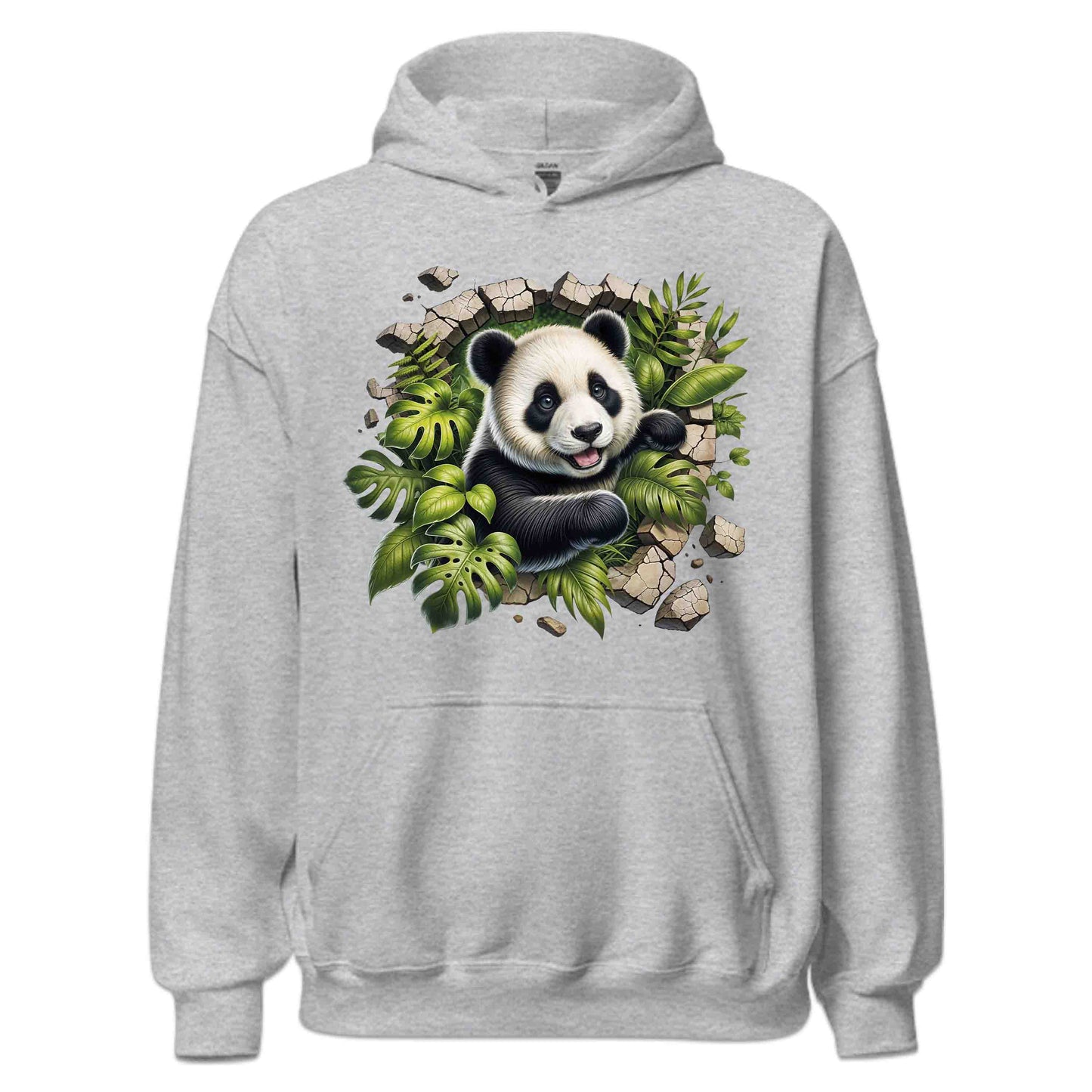 Epic 3D Realistic Panda Breaking Through Brick Wall | PRODUCT CODE: EPNDABRTHWLS