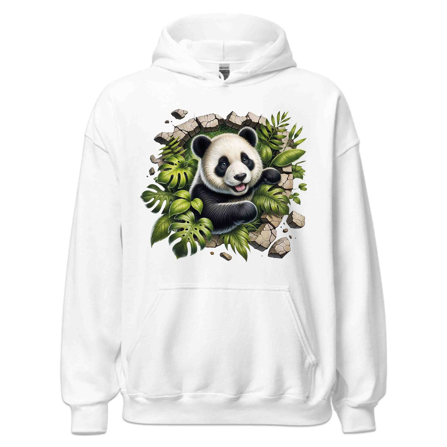 Epic 3D Realistic Panda Breaking Through Brick Wall | PRODUCT CODE: EPNDABRTHWLS