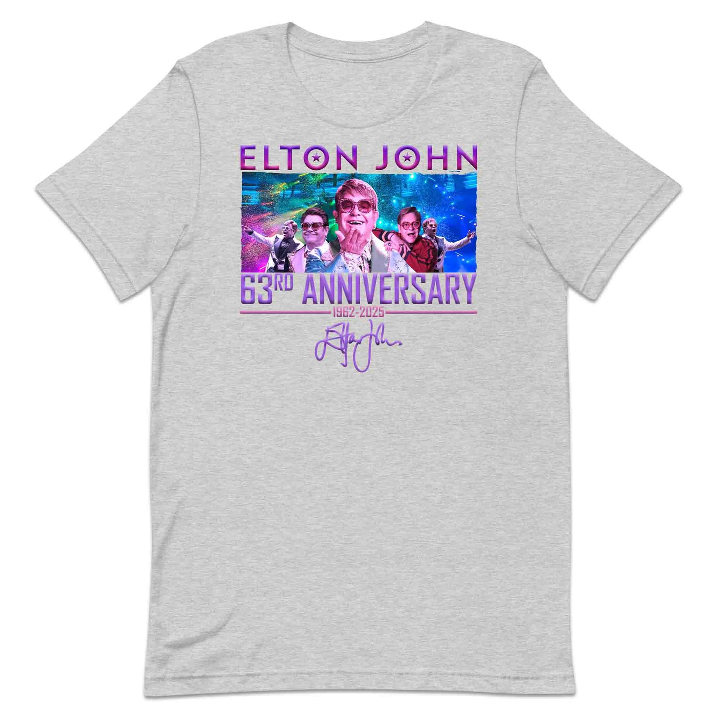 Elton John 63rd Anniversary T-Shirt, Jumper & Hoodie – Legendary Music Tribute (1962–2025) with Retro Pop Magic & Signature Flair | PRODUCT CODE: ERTJLKS