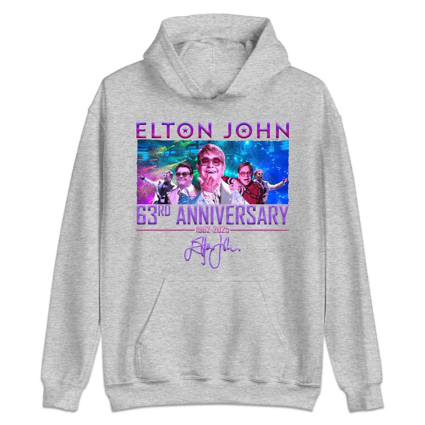 Elton John 63rd Anniversary T-Shirt, Jumper & Hoodie – Legendary Music Tribute (1962–2025) with Retro Pop Magic & Signature Flair | PRODUCT CODE: ERTJLKS
