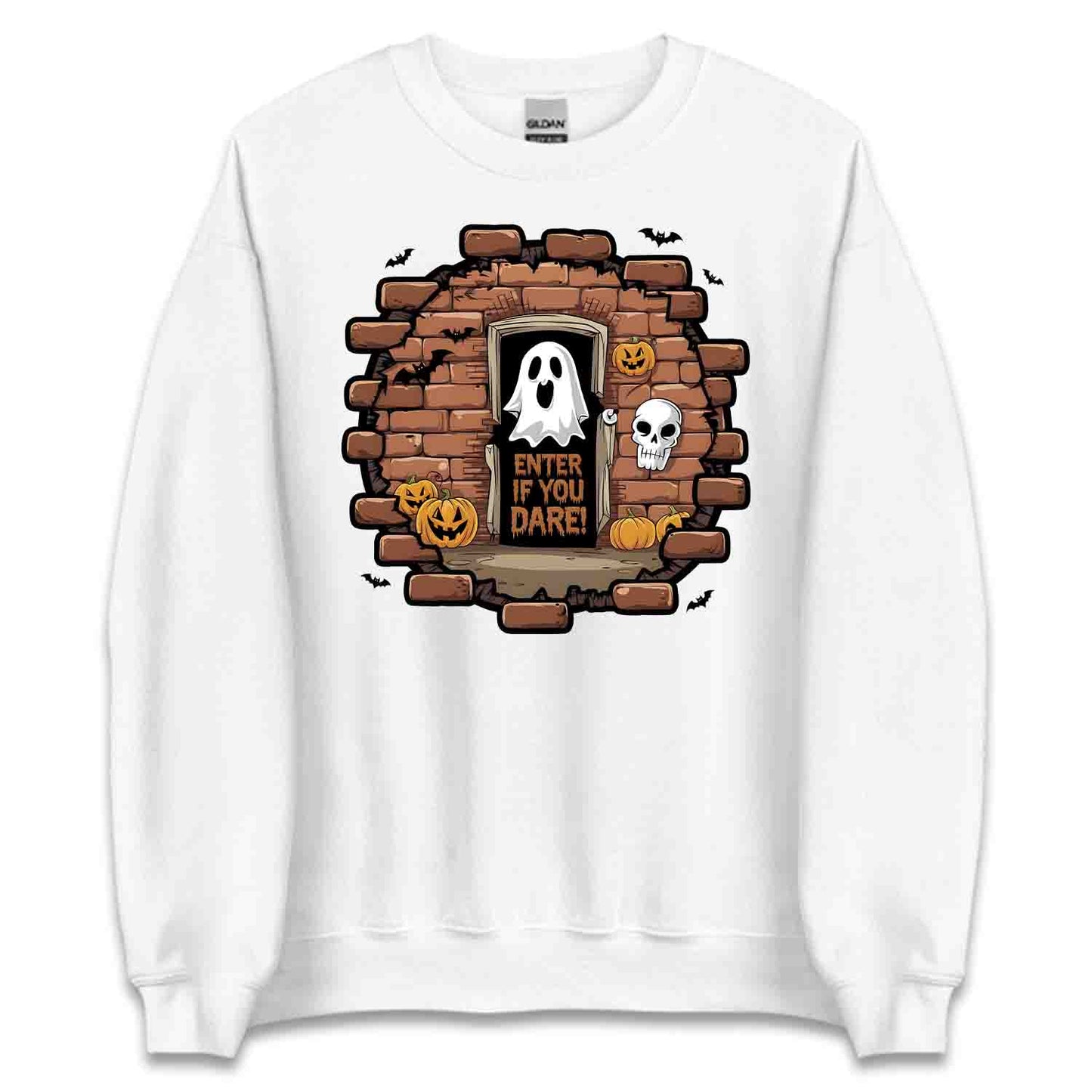 Enter If You Dare T-Shirt, Haunted House Sweatshirt, Spooky Ghost Hoodie | PRODUCT CODE: ETNADSJKT