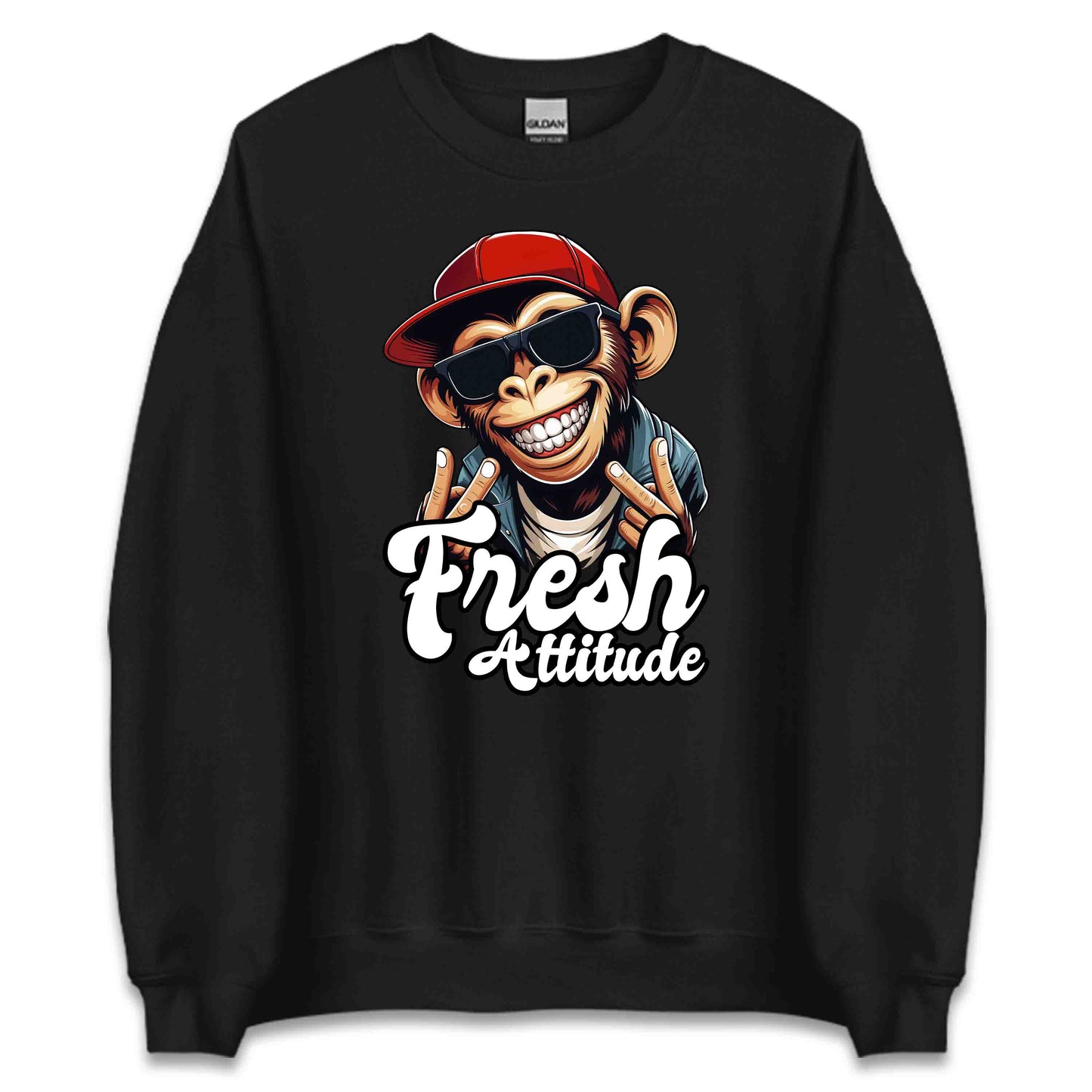 Fresh Attitude Monkey Hip Hop Lovers | PRODUCT CODE: FATDHPLVEMQP