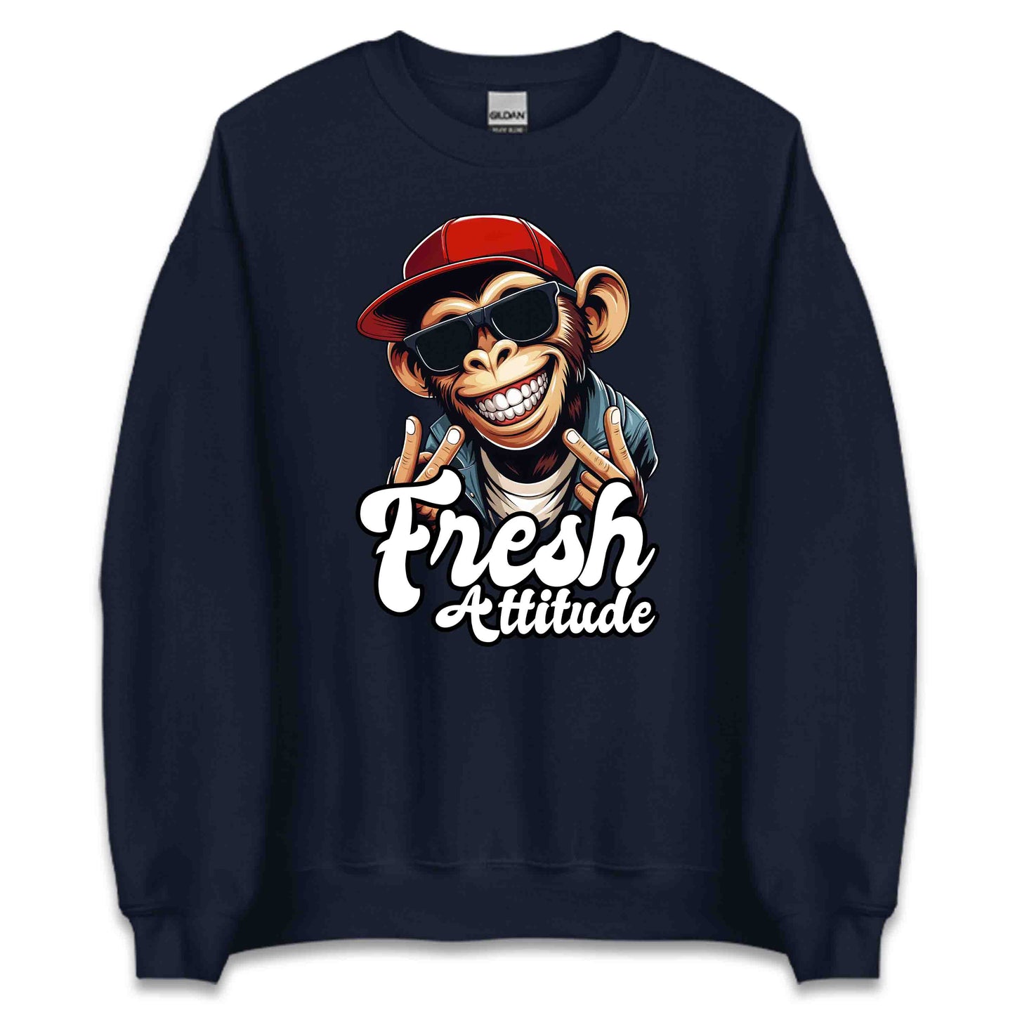 Fresh Attitude Monkey Hip Hop Lovers | PRODUCT CODE: FATDHPLVEMQP