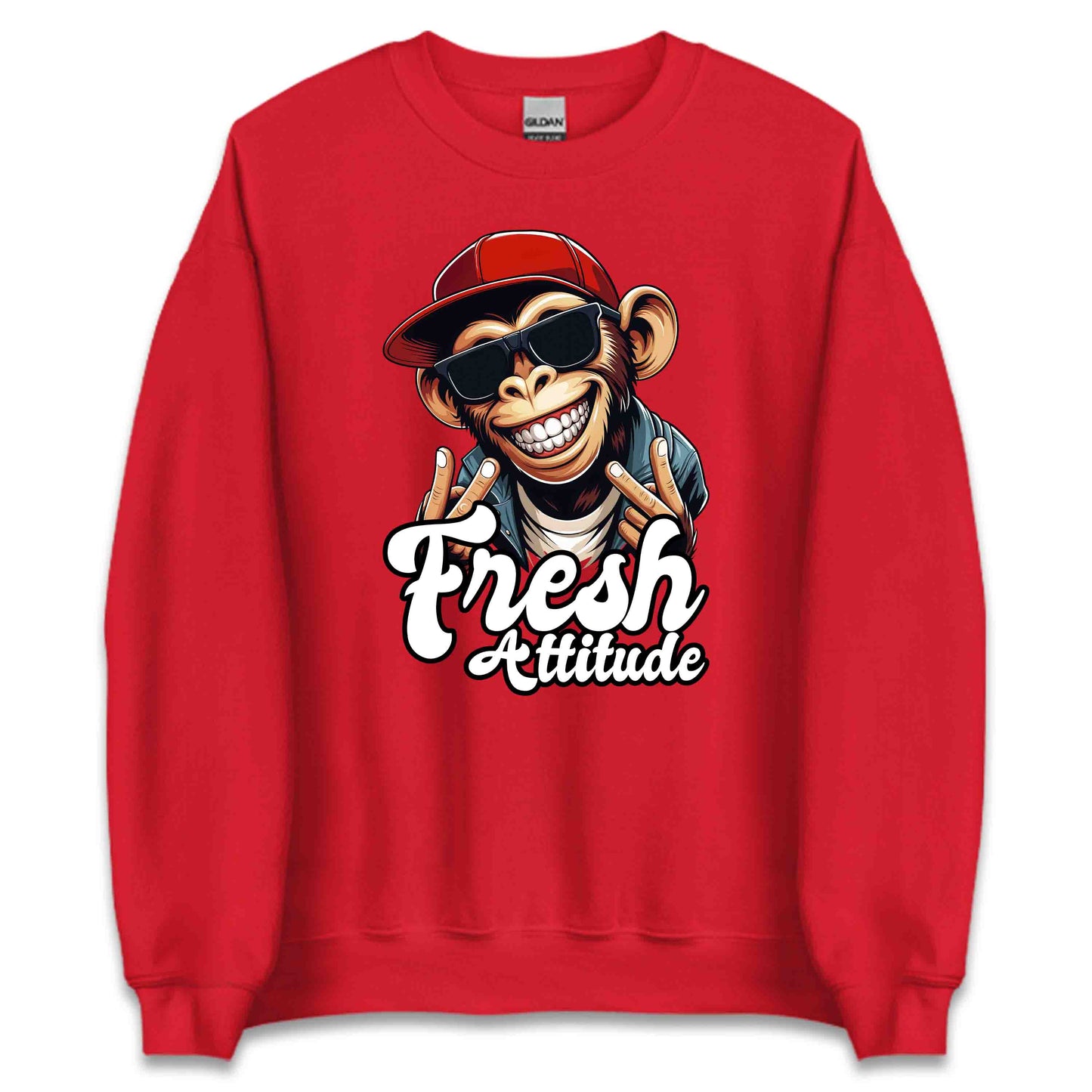 Fresh Attitude Monkey Hip Hop Lovers | PRODUCT CODE: FATDHPLVEMQP